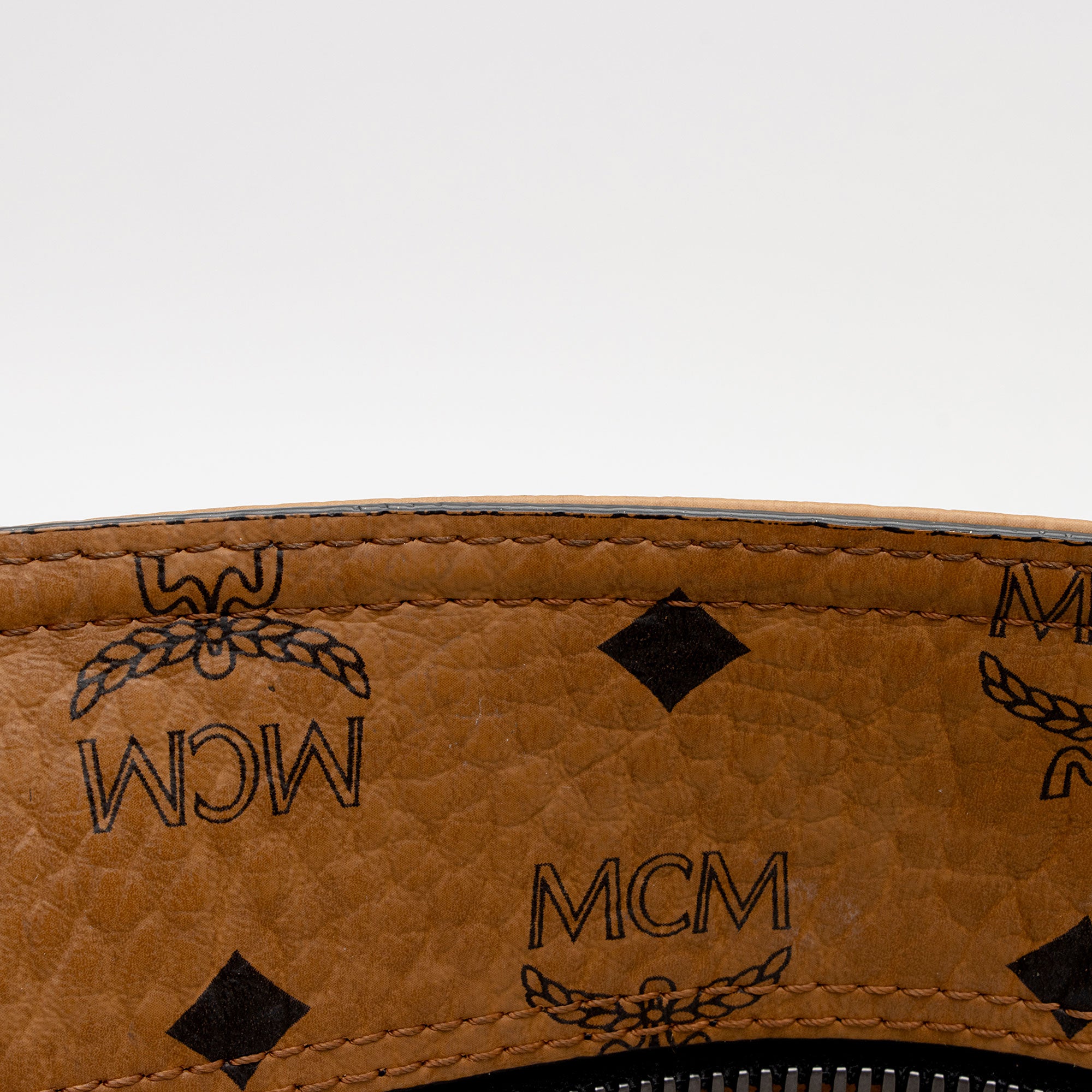 MCM Visetos Klassik Large Shopper Tote (SHF-ZdVOtR)