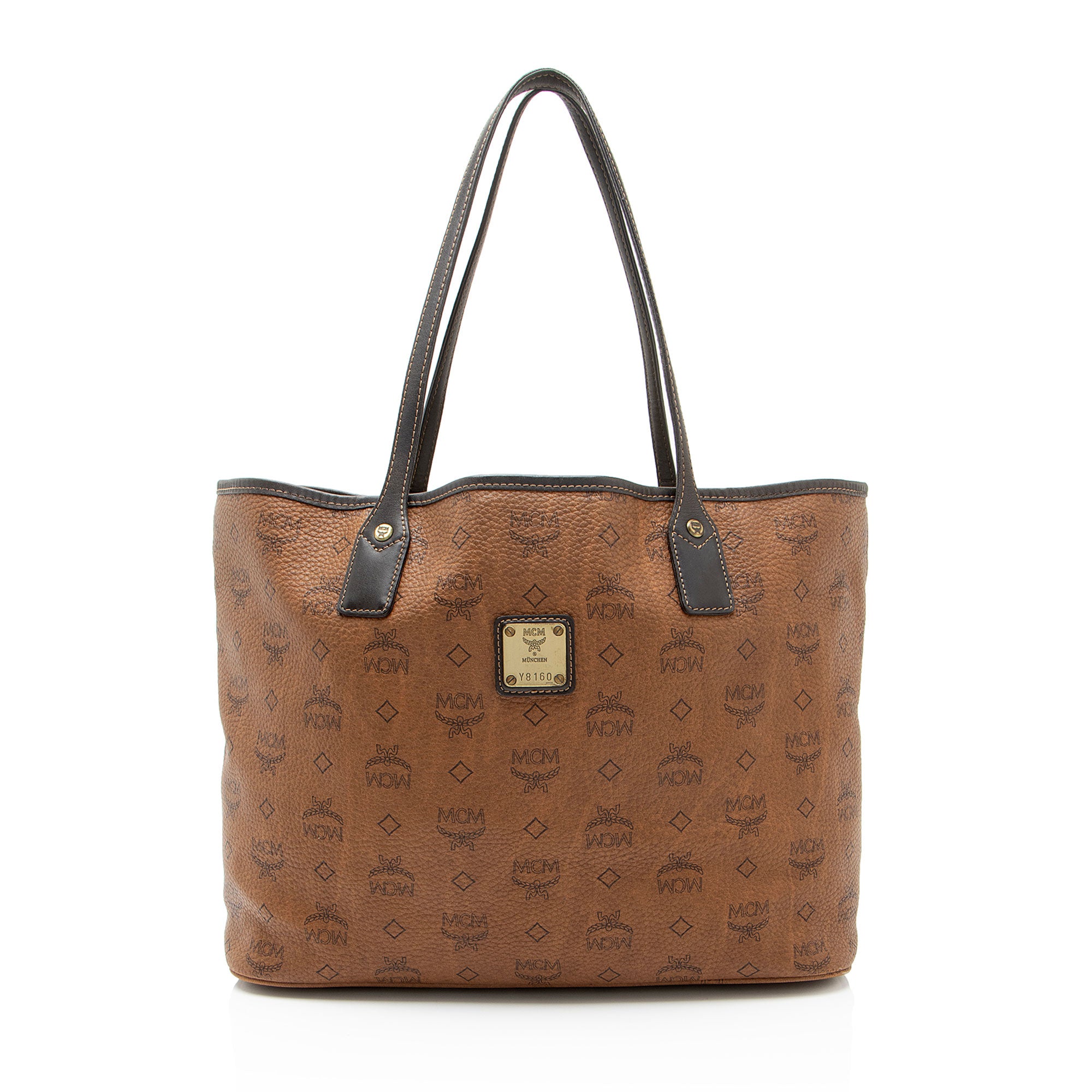 MCM Visetos Large Tote