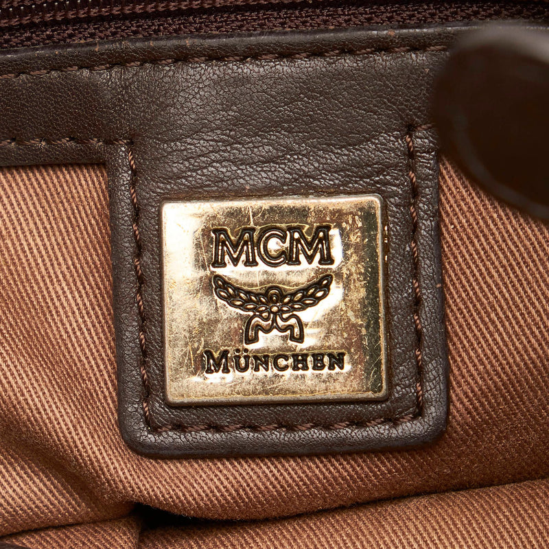 MCM Visetos Leather Baguette (SHG-27638)