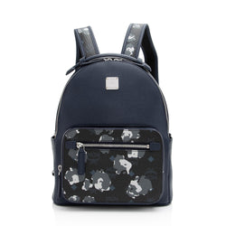 MCM Visetos Leather Camo Floral Stark Backpack SHF 23661 LuxeDH