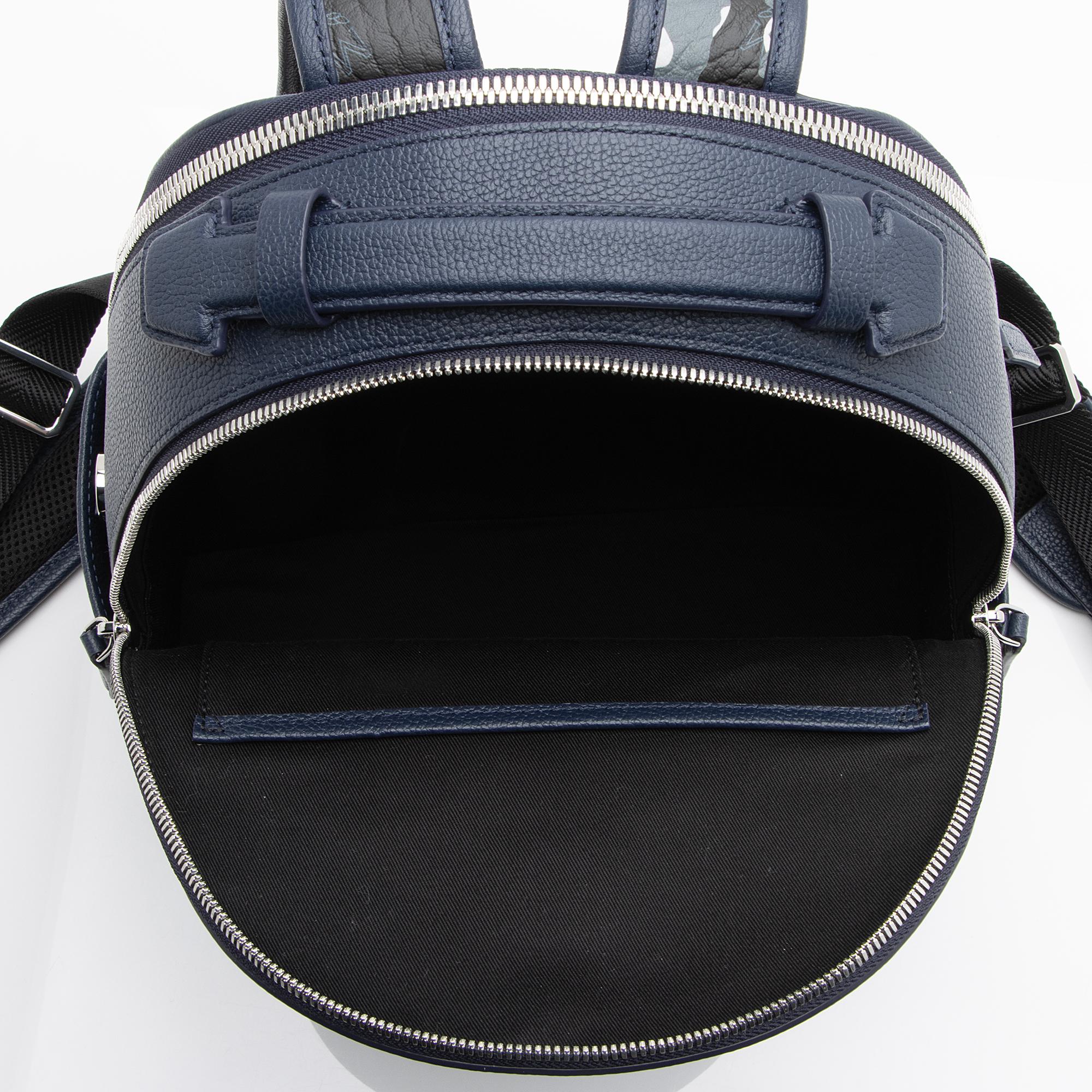 MCM Visetos Camo Floral Stark Backpack (SHF-23661)