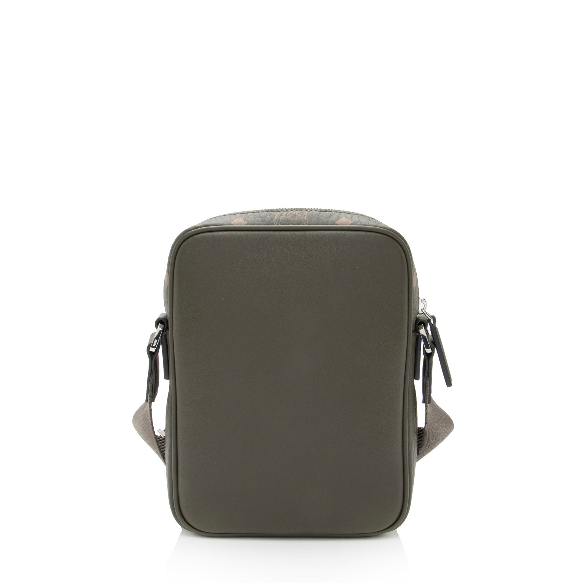 MCM Visetos Leather Klassik Mini Crossbody (SHF-tDlSG4)