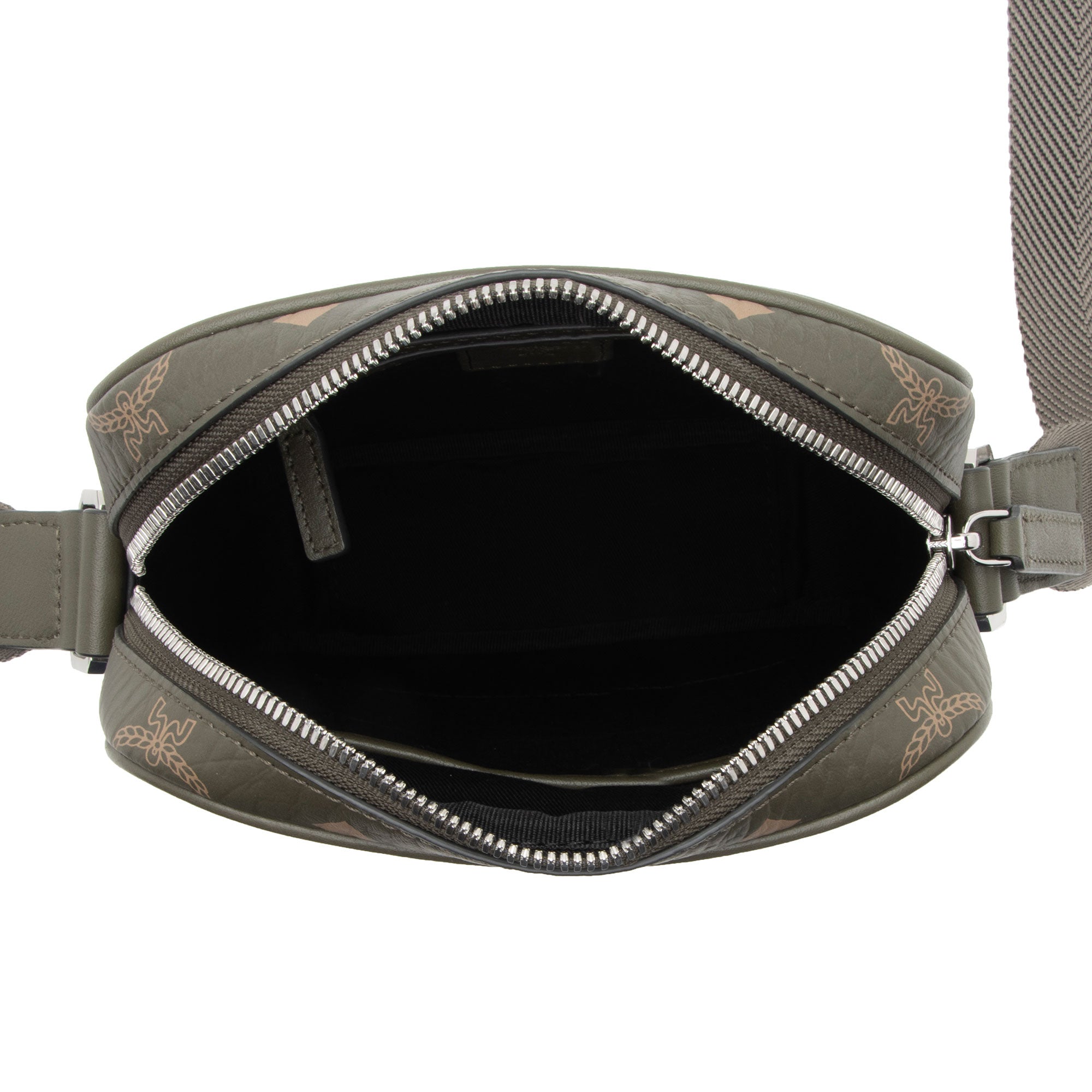 MCM Visetos Leather Klassik Mini Crossbody (SHF-tDlSG4)