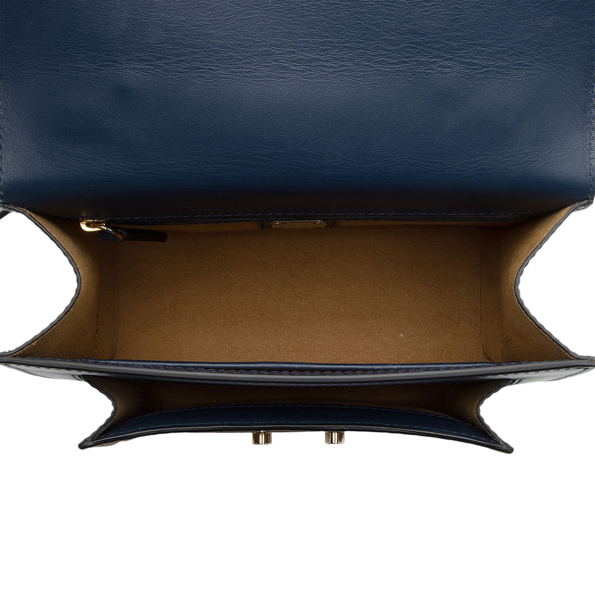MCM Visetos Leather Patricia Top Handle