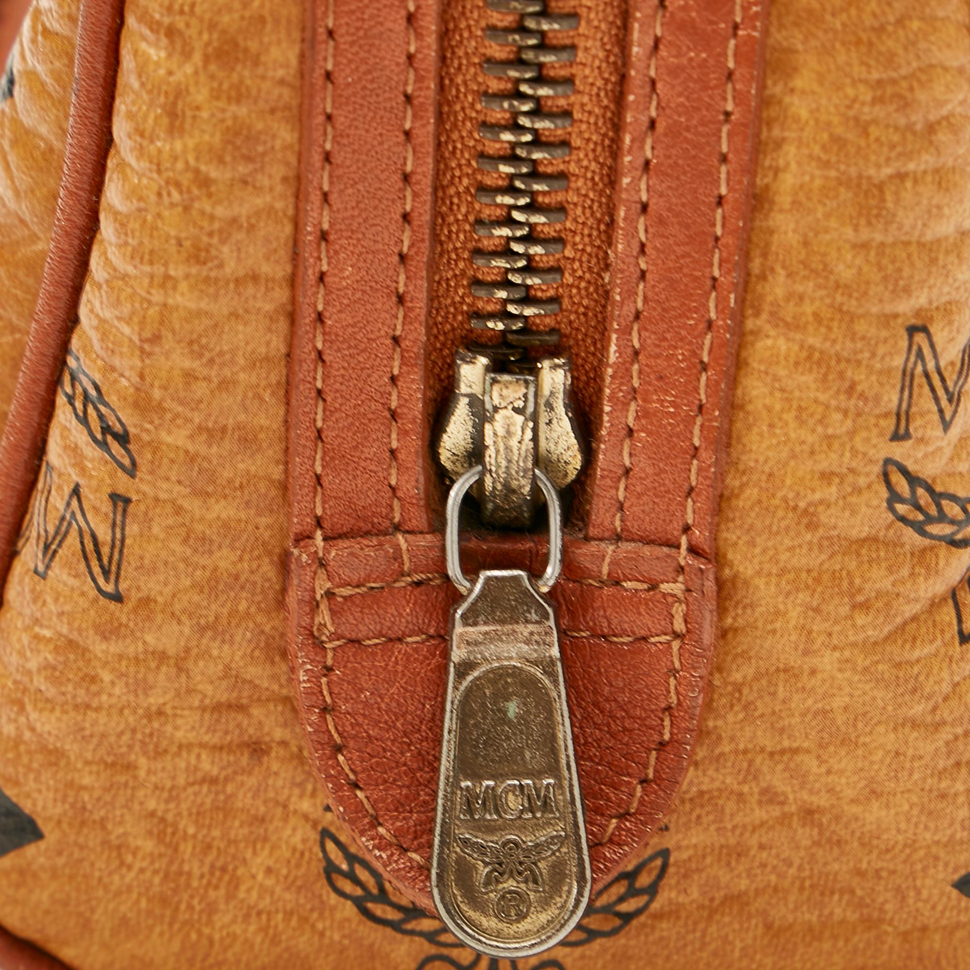 MCM Visetos Leather Satchel (SHG-qCAGoG)
