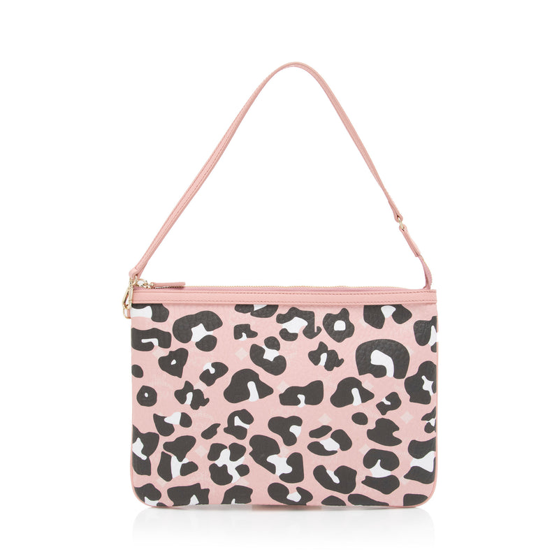 MCM Visetos Leopard Large Pochette SHF 0JyhPw LuxeDH