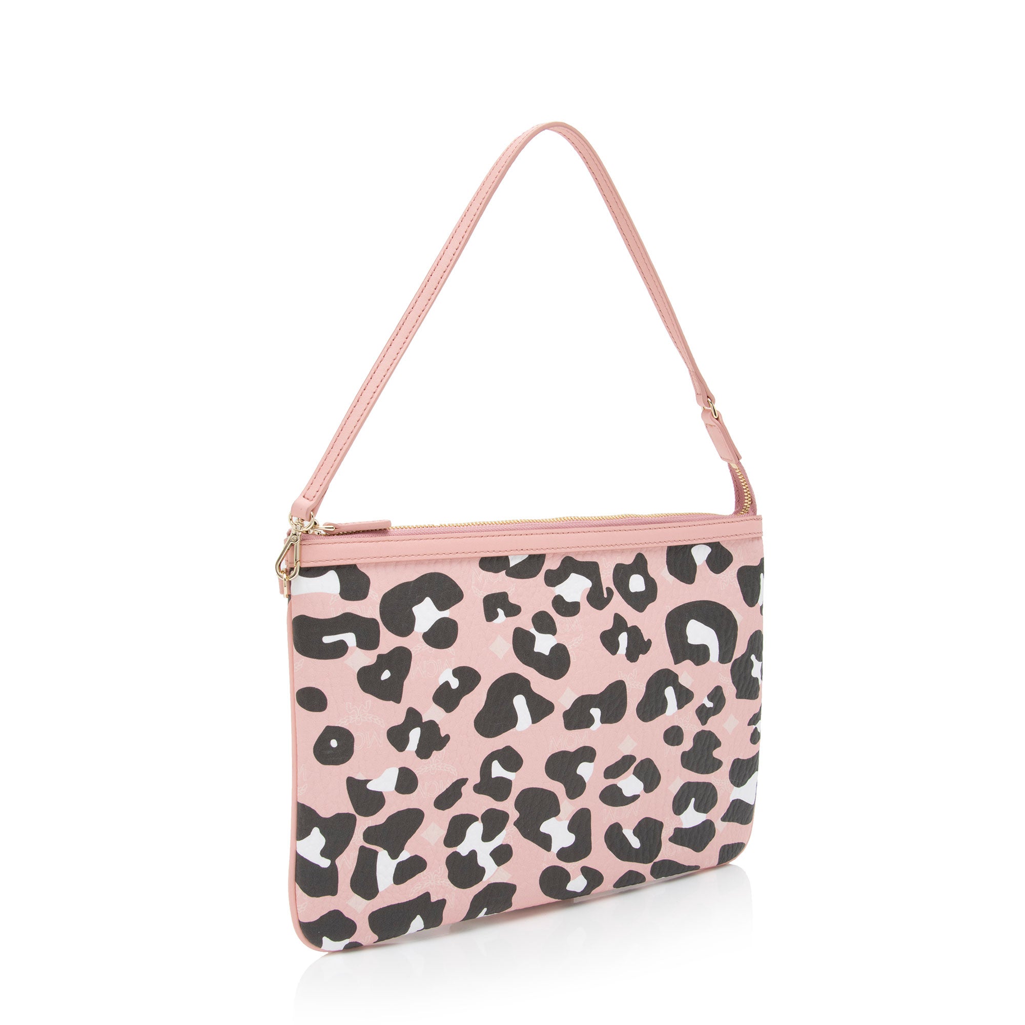 MCM Visetos Leopard Large Pochette (SHF-0JyhPw)
