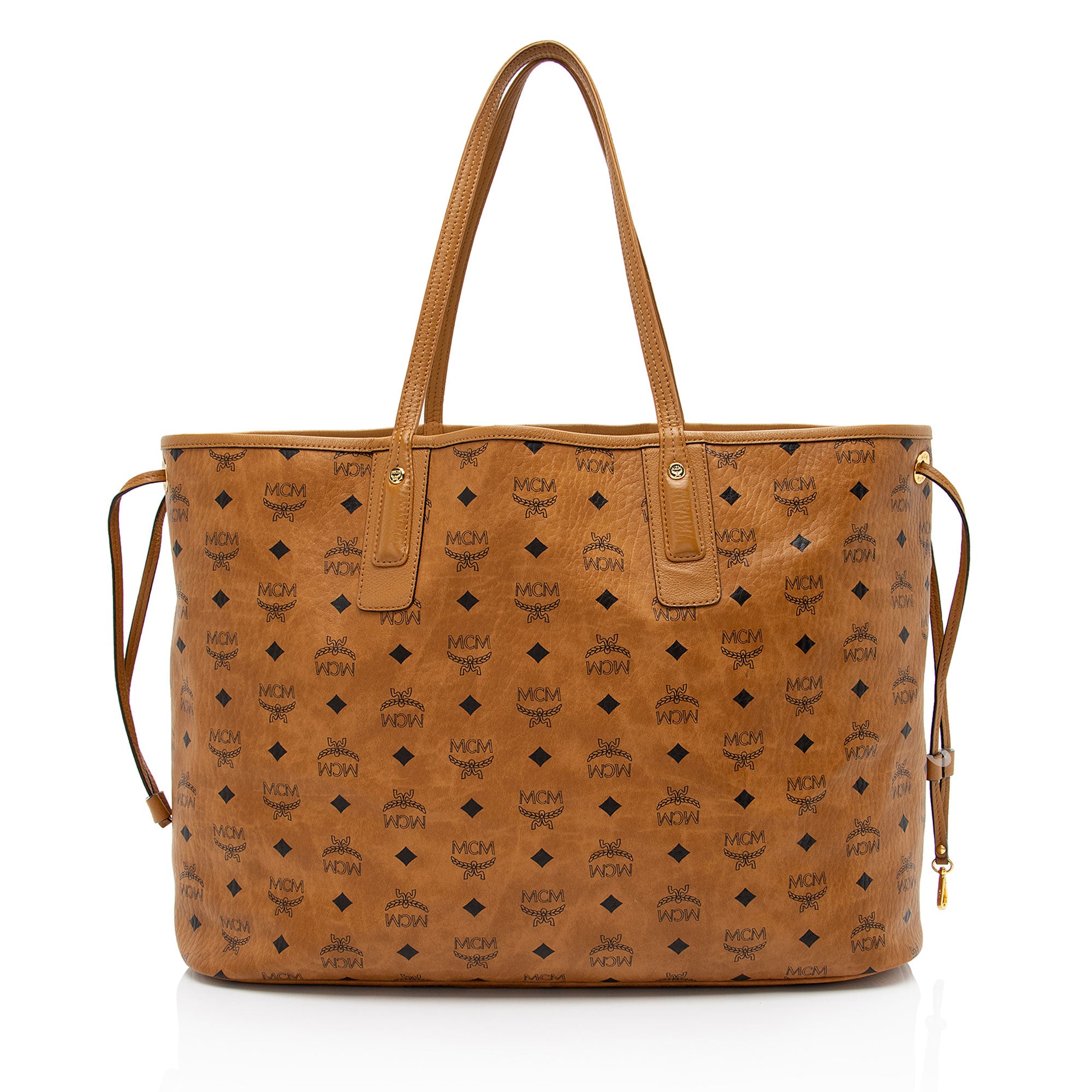 MCM Visetos Liz Reversible Large Shopper Tote (SHF-wkJ61X)