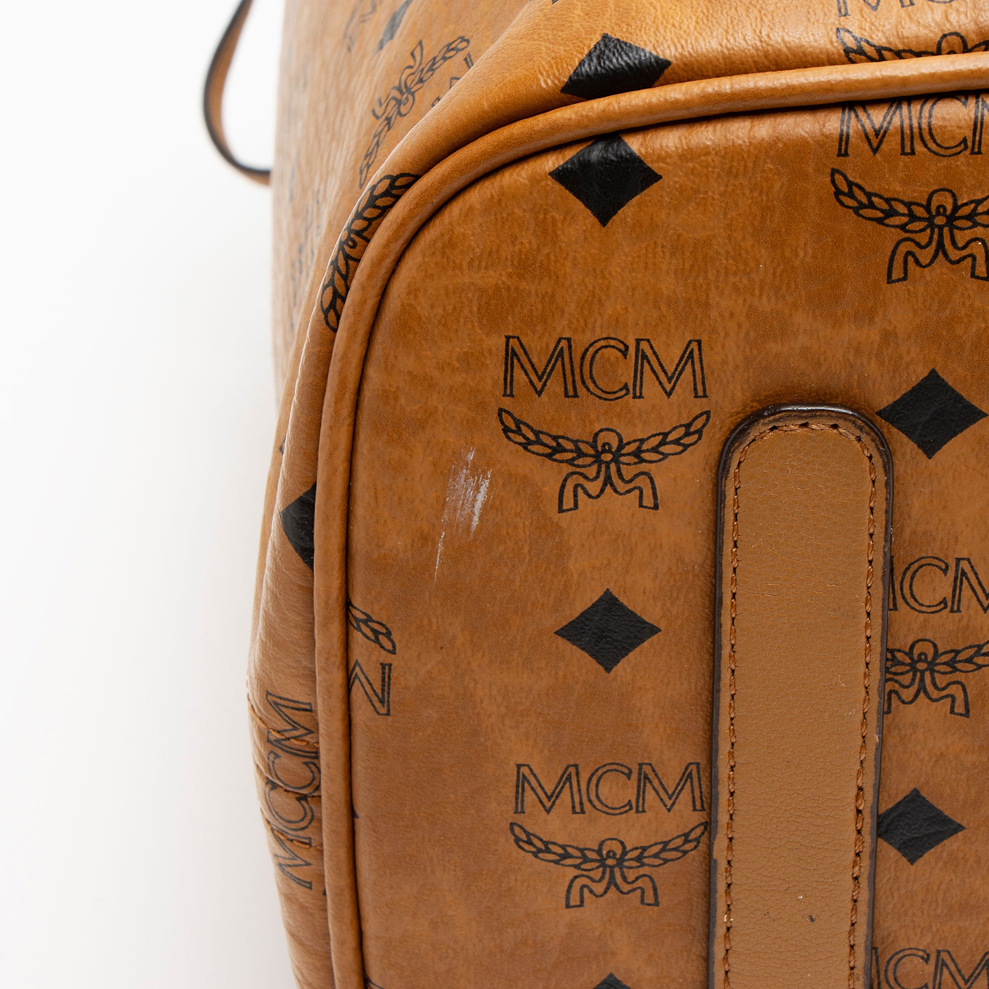 MCM Visetos Liz Reversible Large Shopper Tote