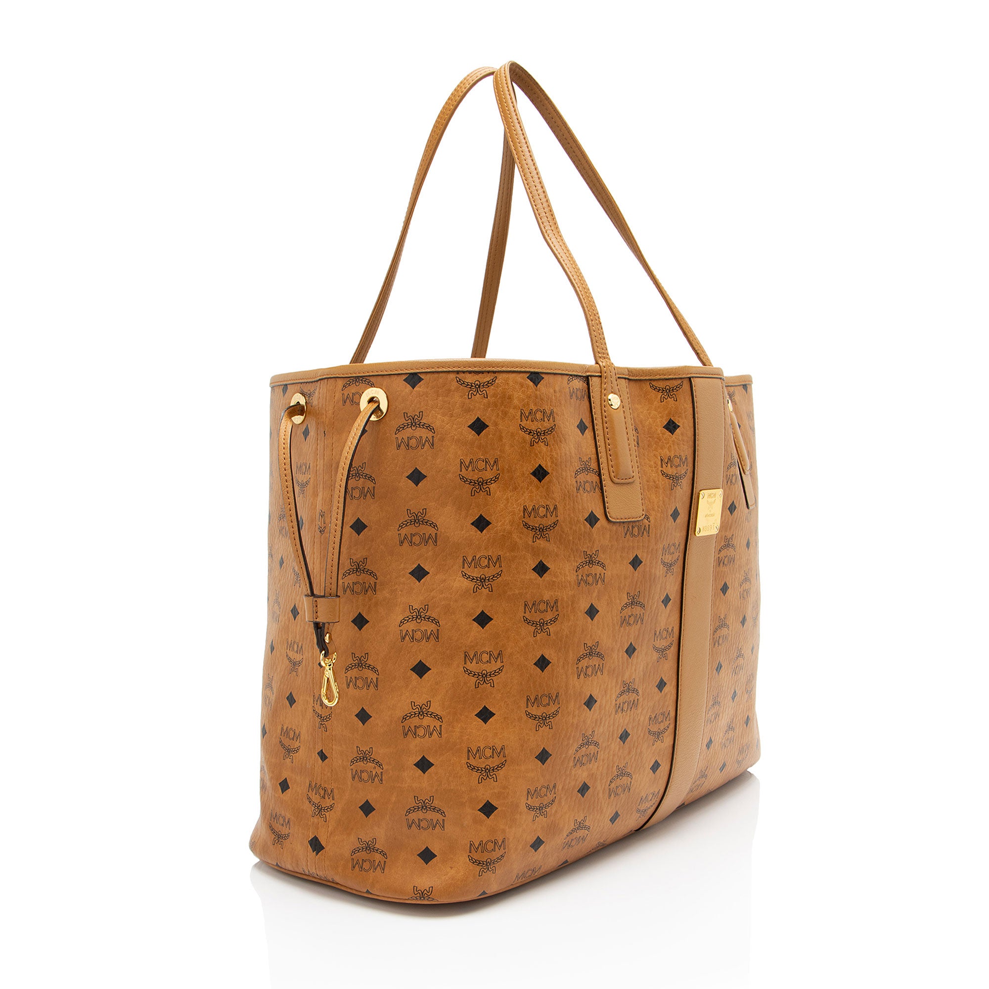 MCM Visetos Liz Reversible Large Shopper Tote