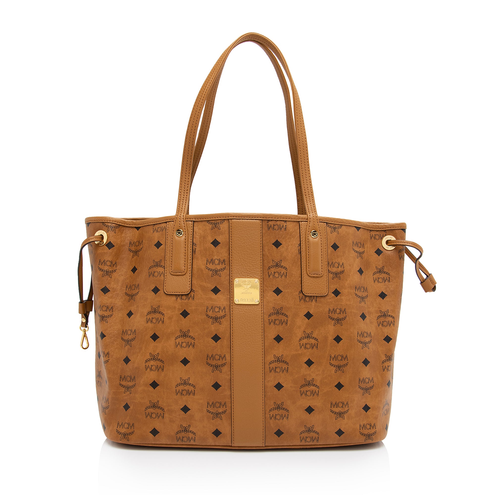 MCM Visetos Liz Reversible Medium Shopper Tote (SHF-ZLzcBE)