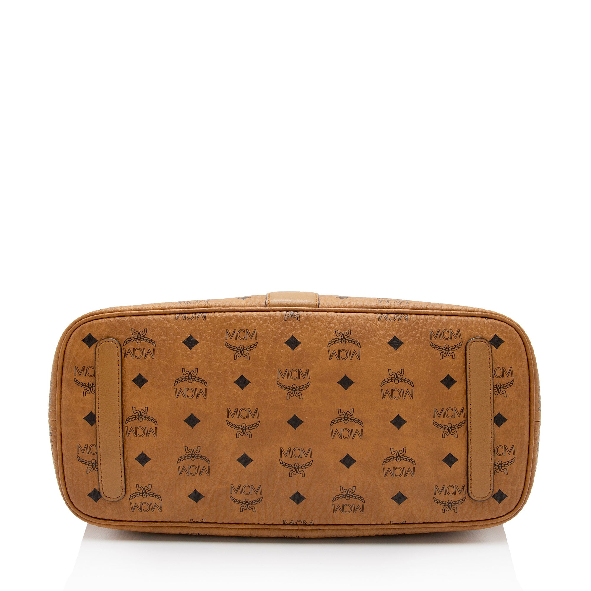 MCM Visetos Liz Reversible Medium Shopper Tote (SHF-5jbAX8)