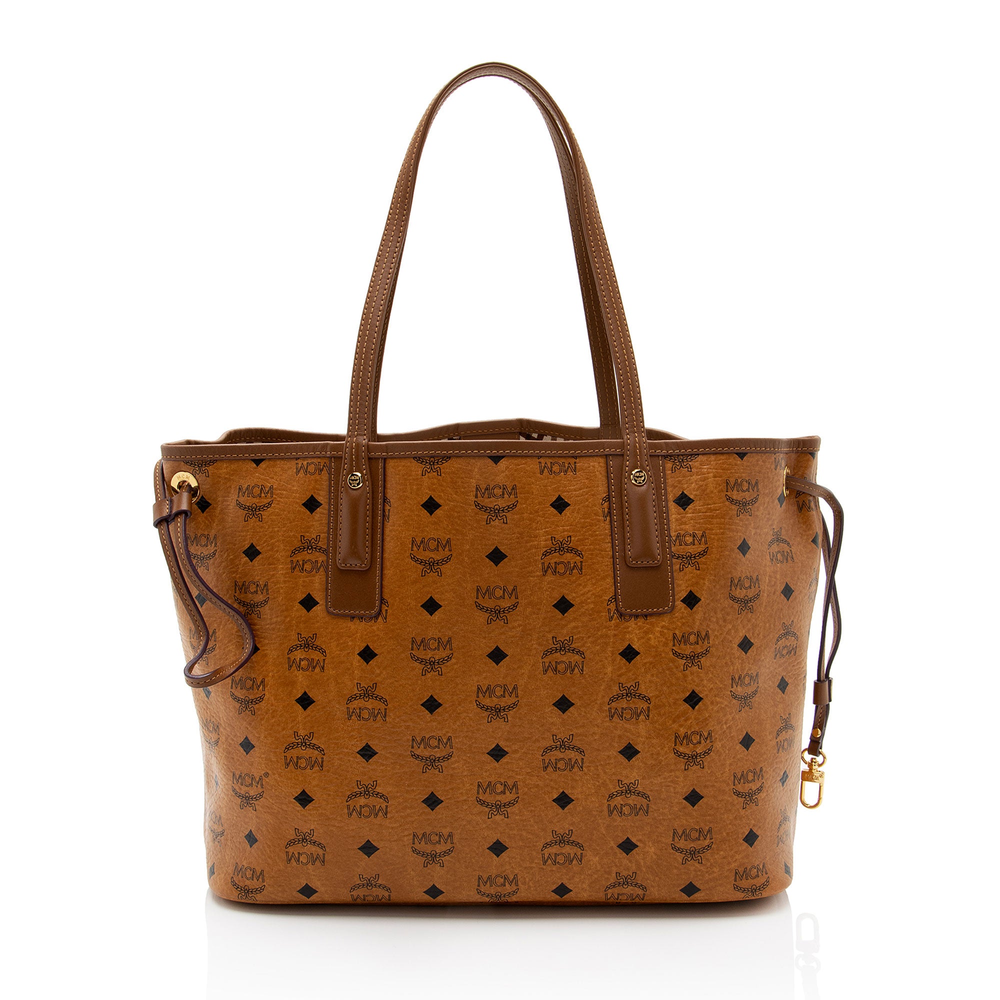 MCM Visetos Liz Reversible Medium Shopper Tote (SHF-LKjKIc)