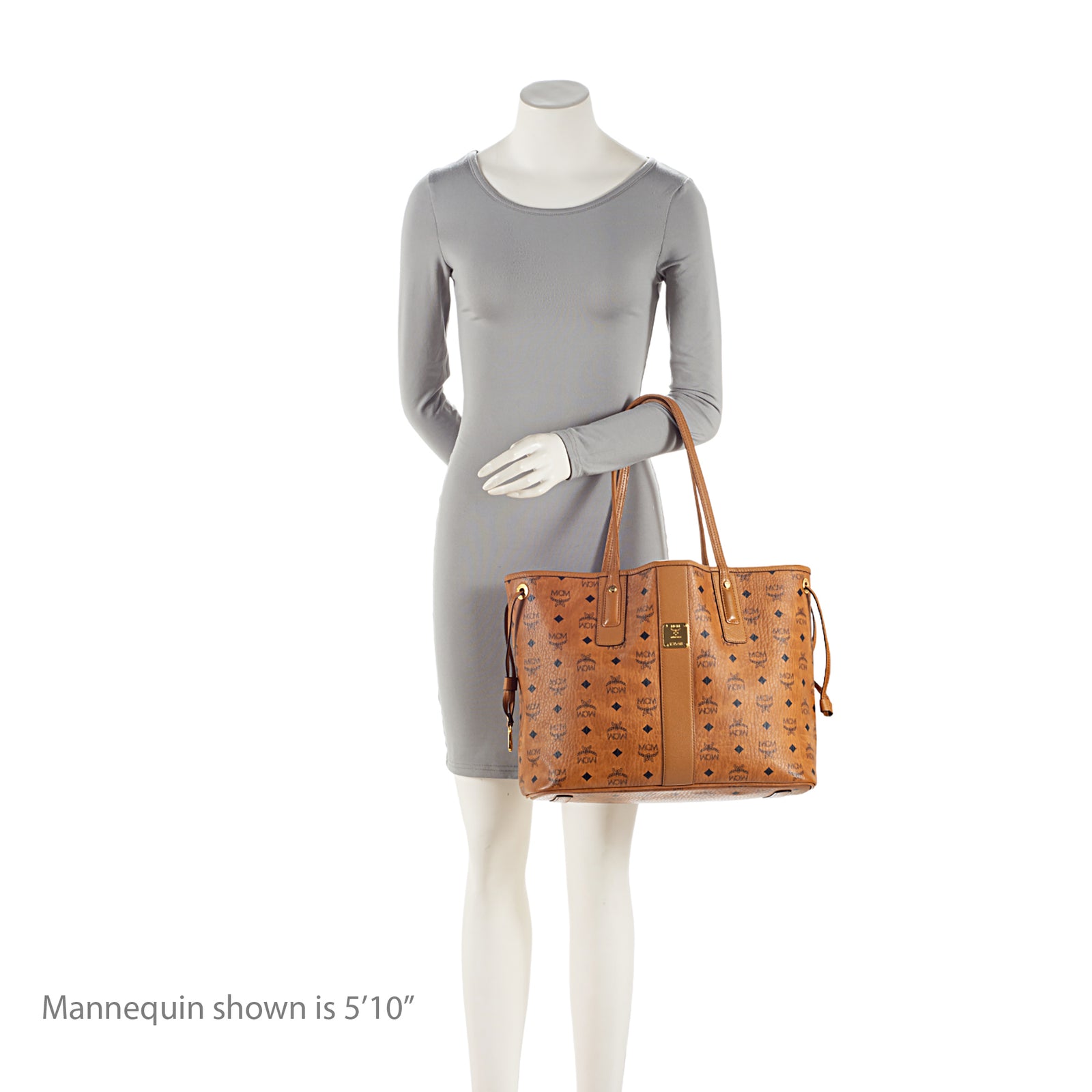 MCM Visetos Liz Reversible Medium Shopper Tote SHF cXjiaL LuxeDH