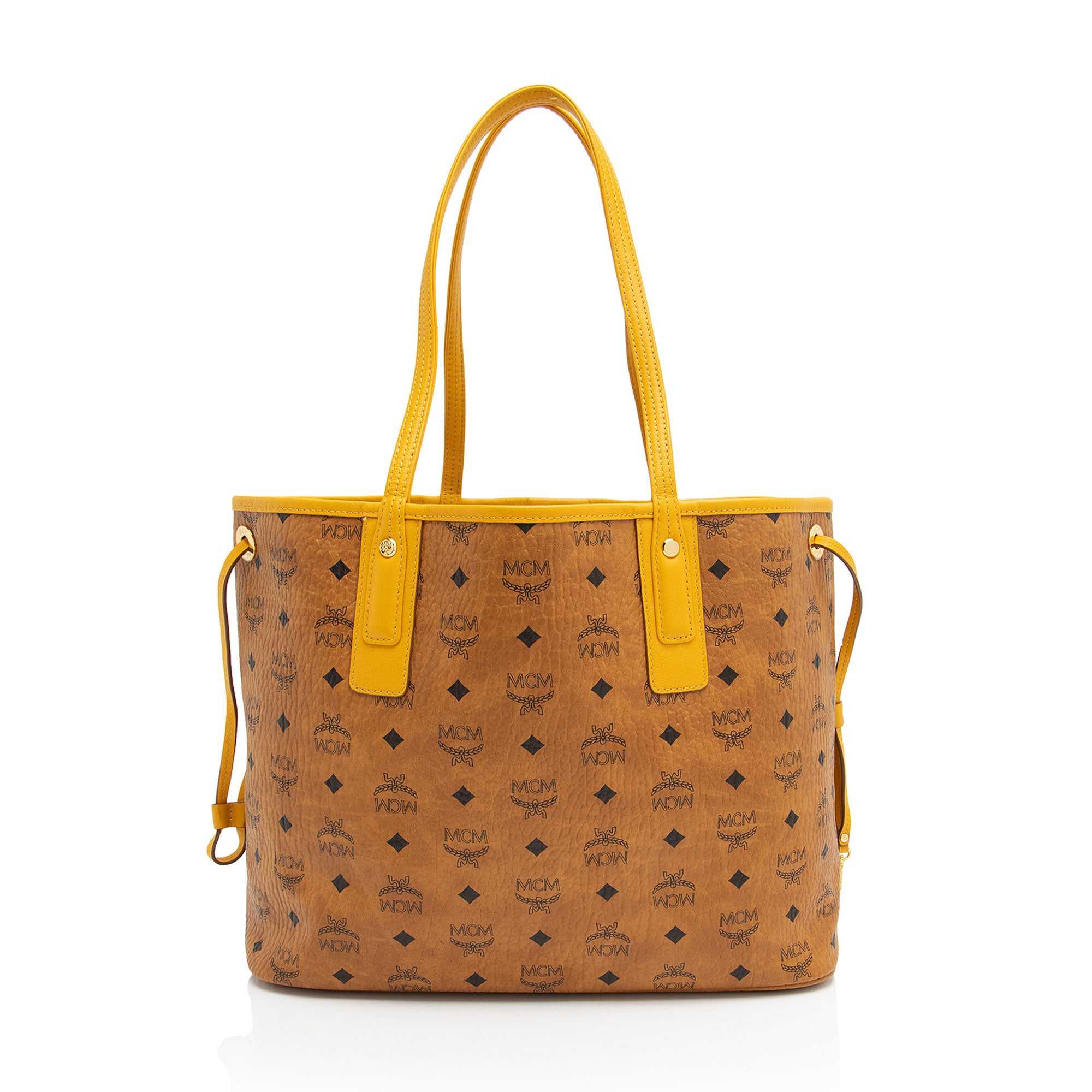 MCM Visetos Liz Reversible Medium Shopper Tote