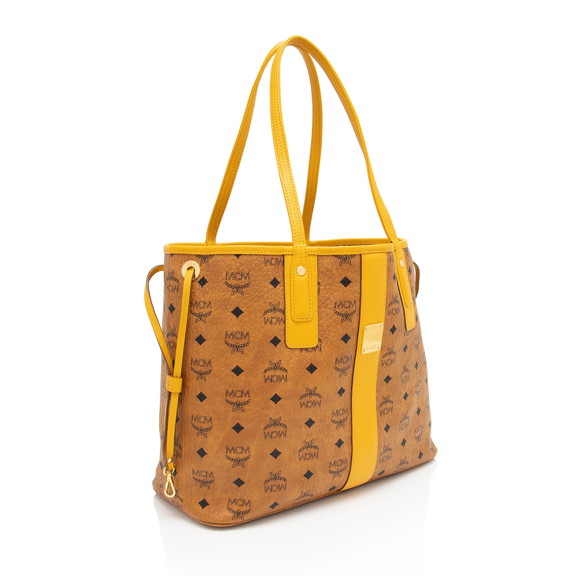 MCM Visetos Liz Reversible Medium Shopper Tote