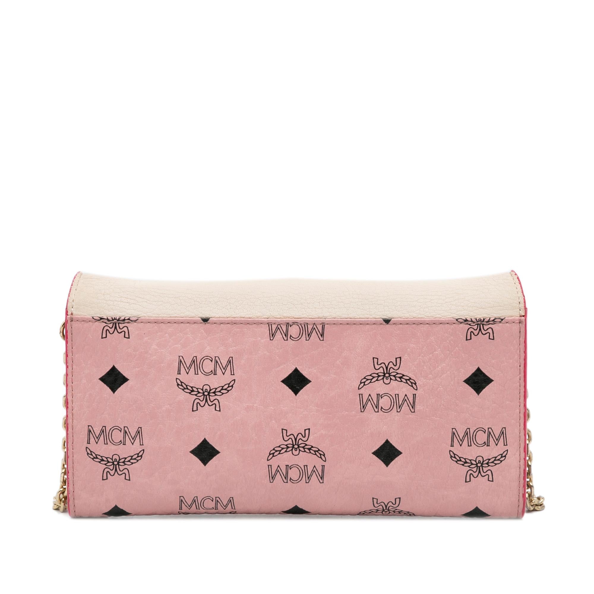 MCM Visetos Millie Flap Leather Crossbody Bag (SHG-iJDWDn)