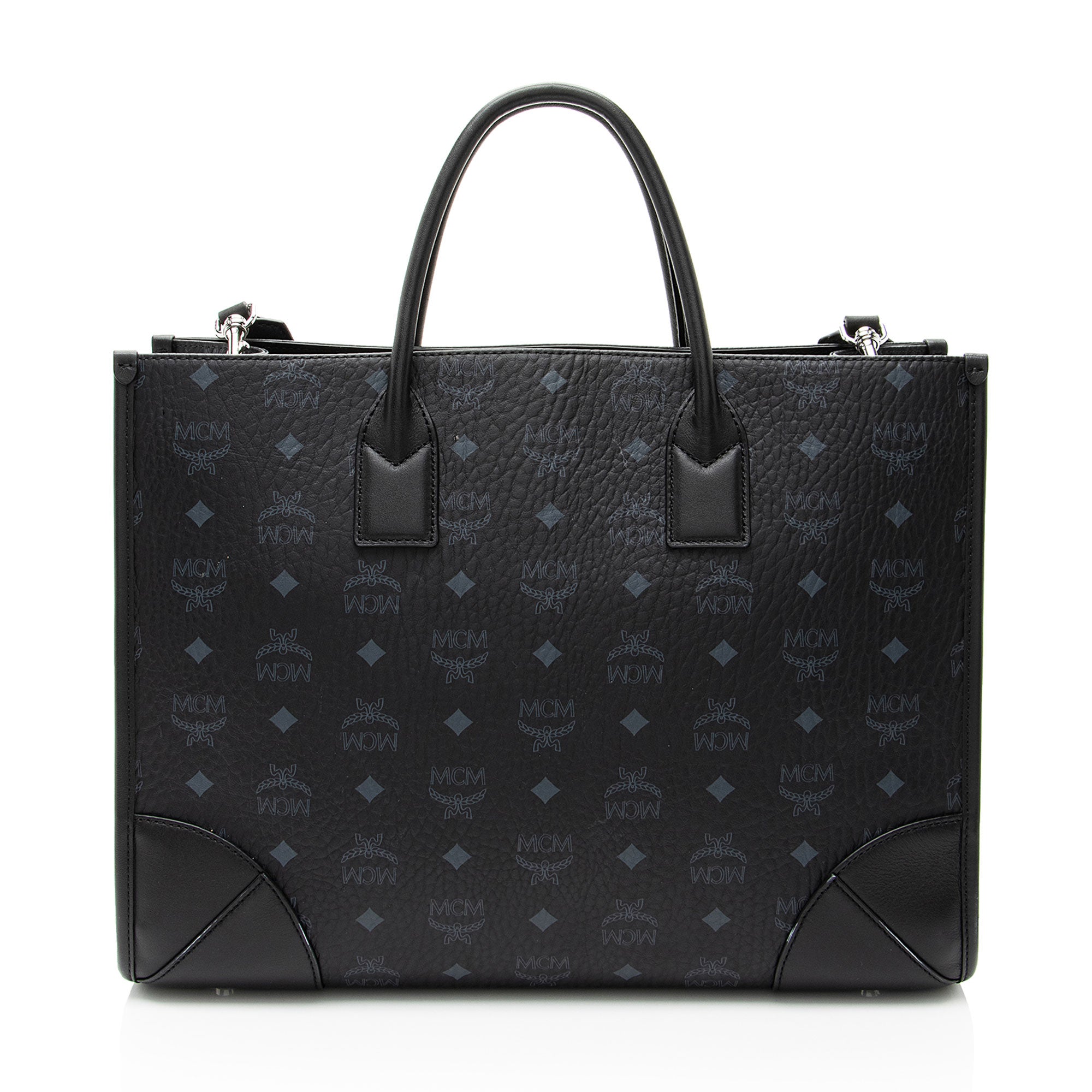 MCM Visetos Munchen Large Tote