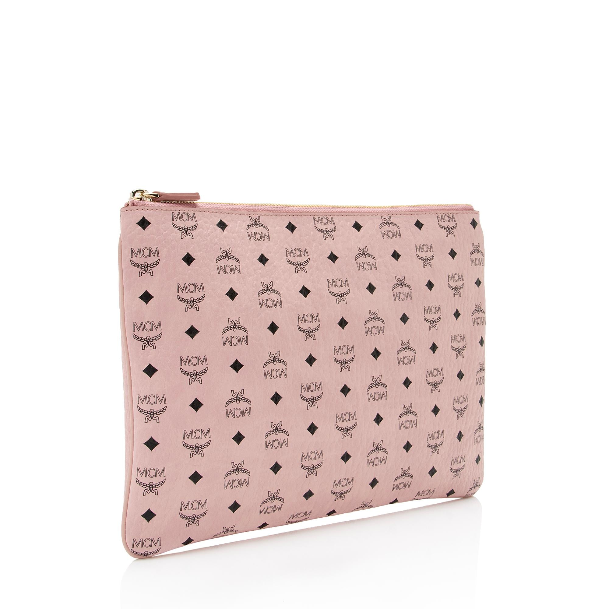 MCM Visetos Original Pouch Medium Crossbody Bag (SHF-QNsHHi)