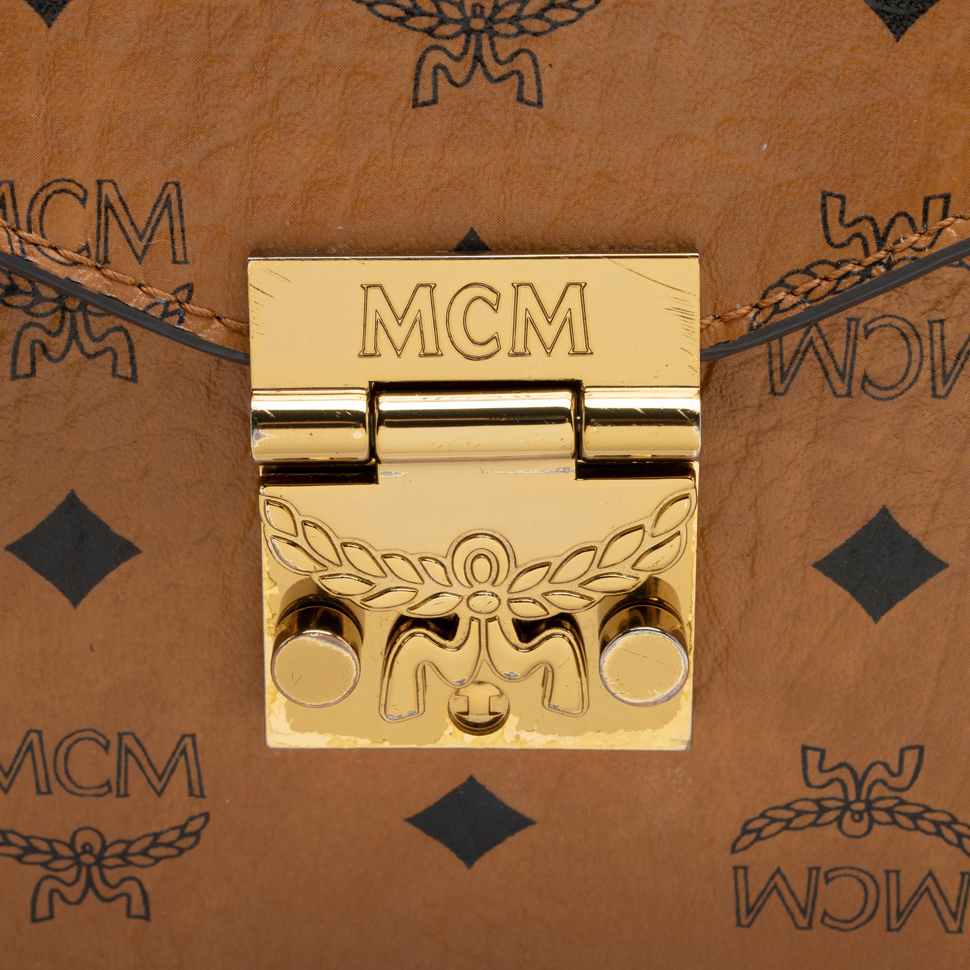 MCM Visetos Patricia Medium Satchel (SHF-1hCFuQ)