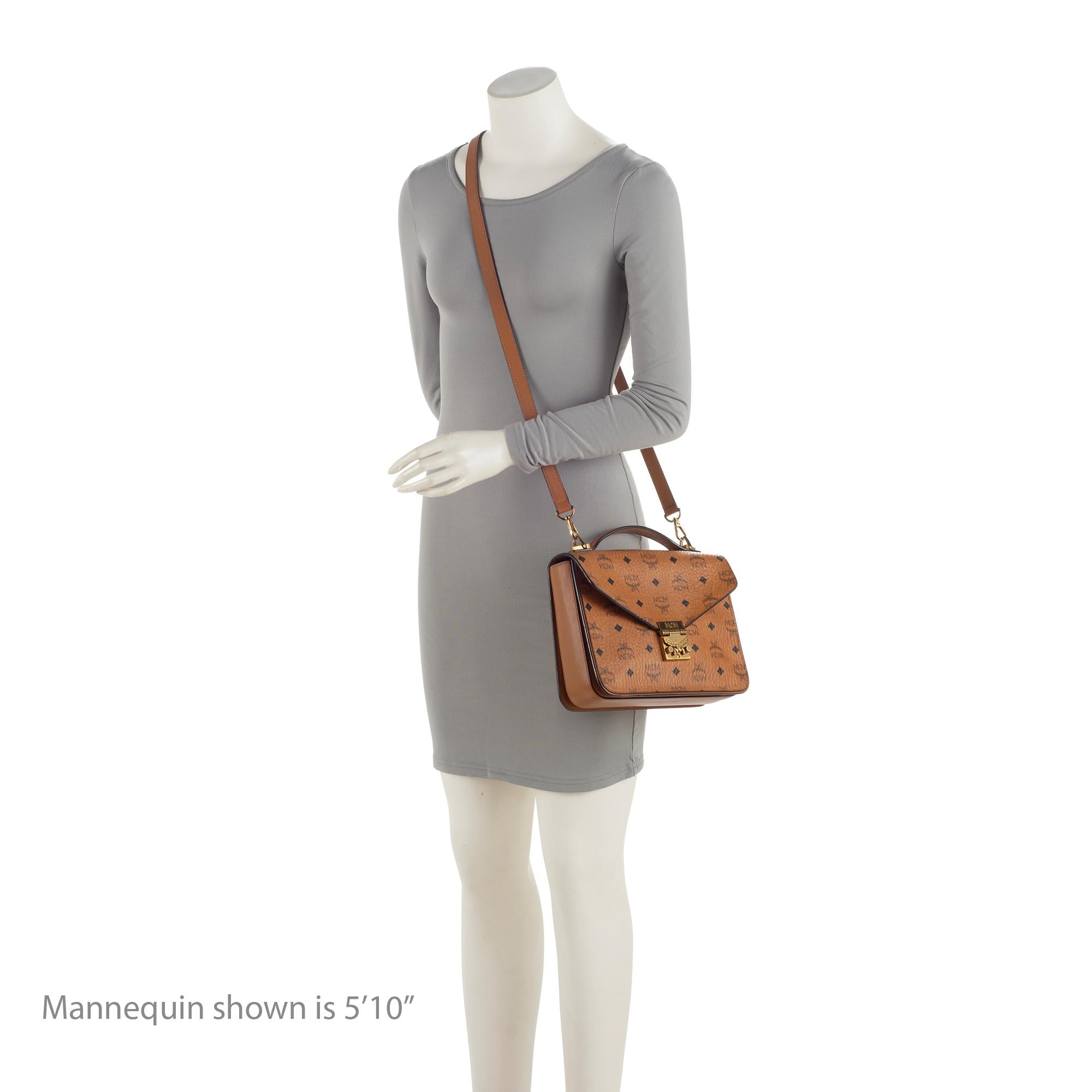 MCM Visetos Patricia Medium Satchel (SHF-1hCFuQ)