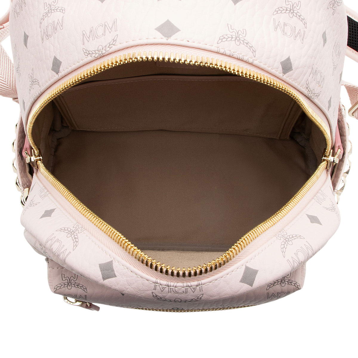 MCM Visetos Side Studs Stark Small Backpack