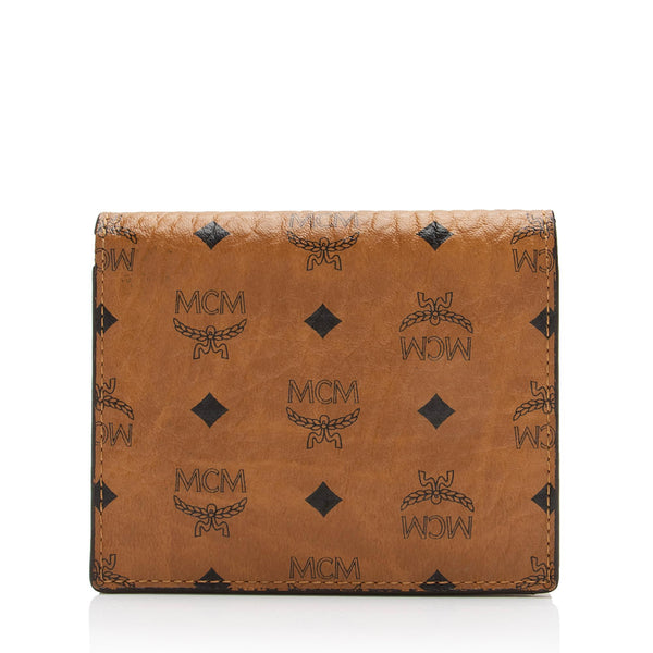 MCM Visetos Small Bi-Fold Wallet (SHF-23117)
