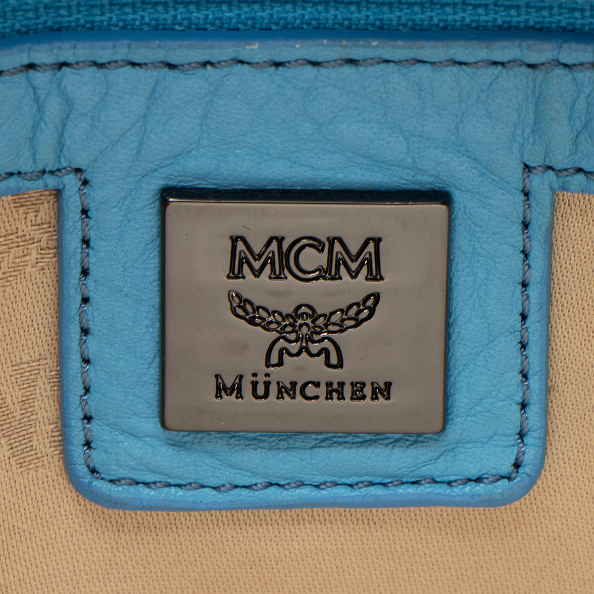 MCM Visetos Stark Crown Large Backpack