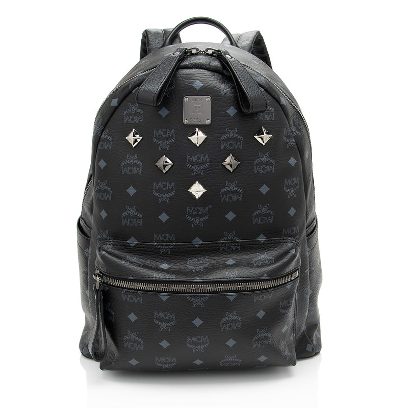 Mcm studded backpack sale