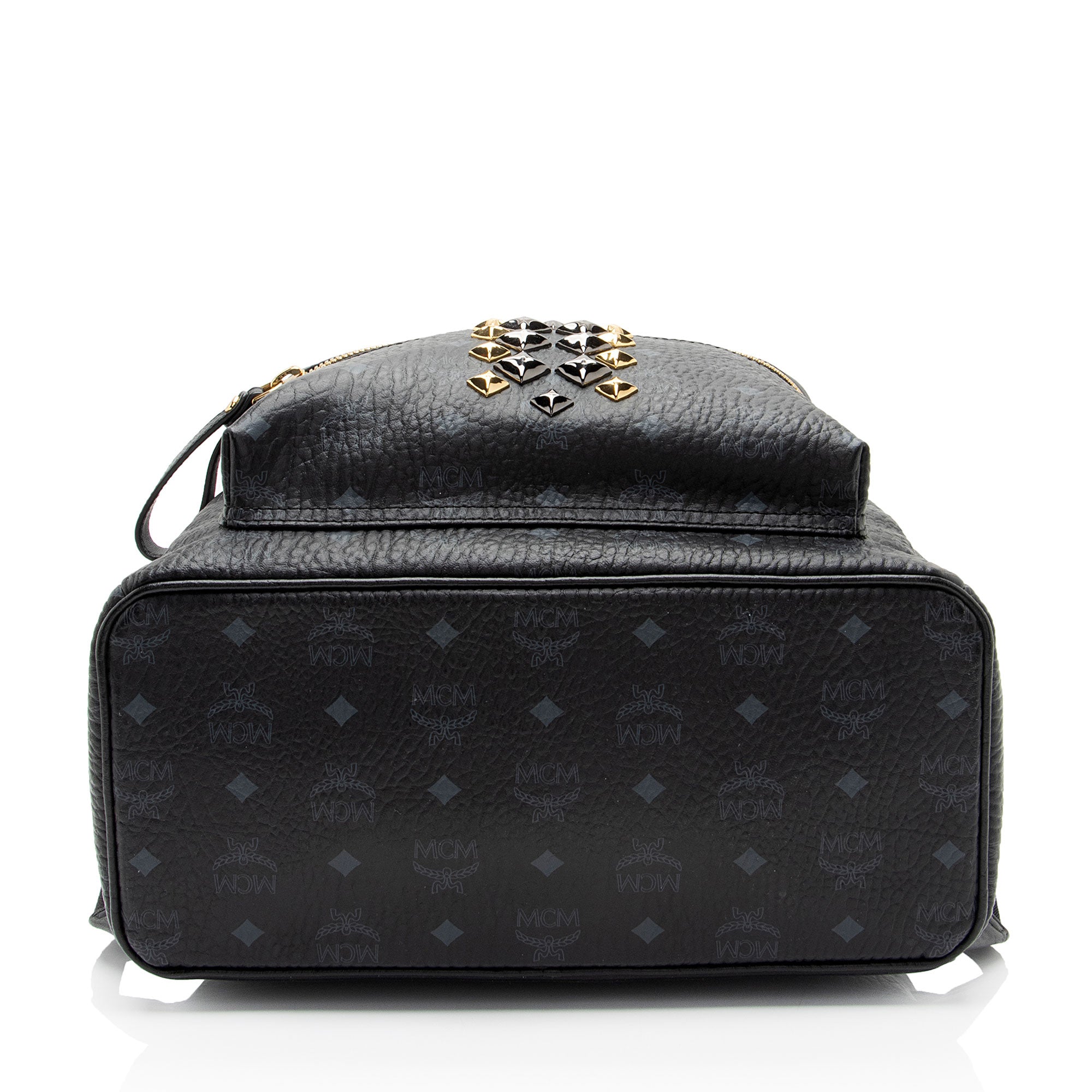 MCM Visetos Studded Backpack