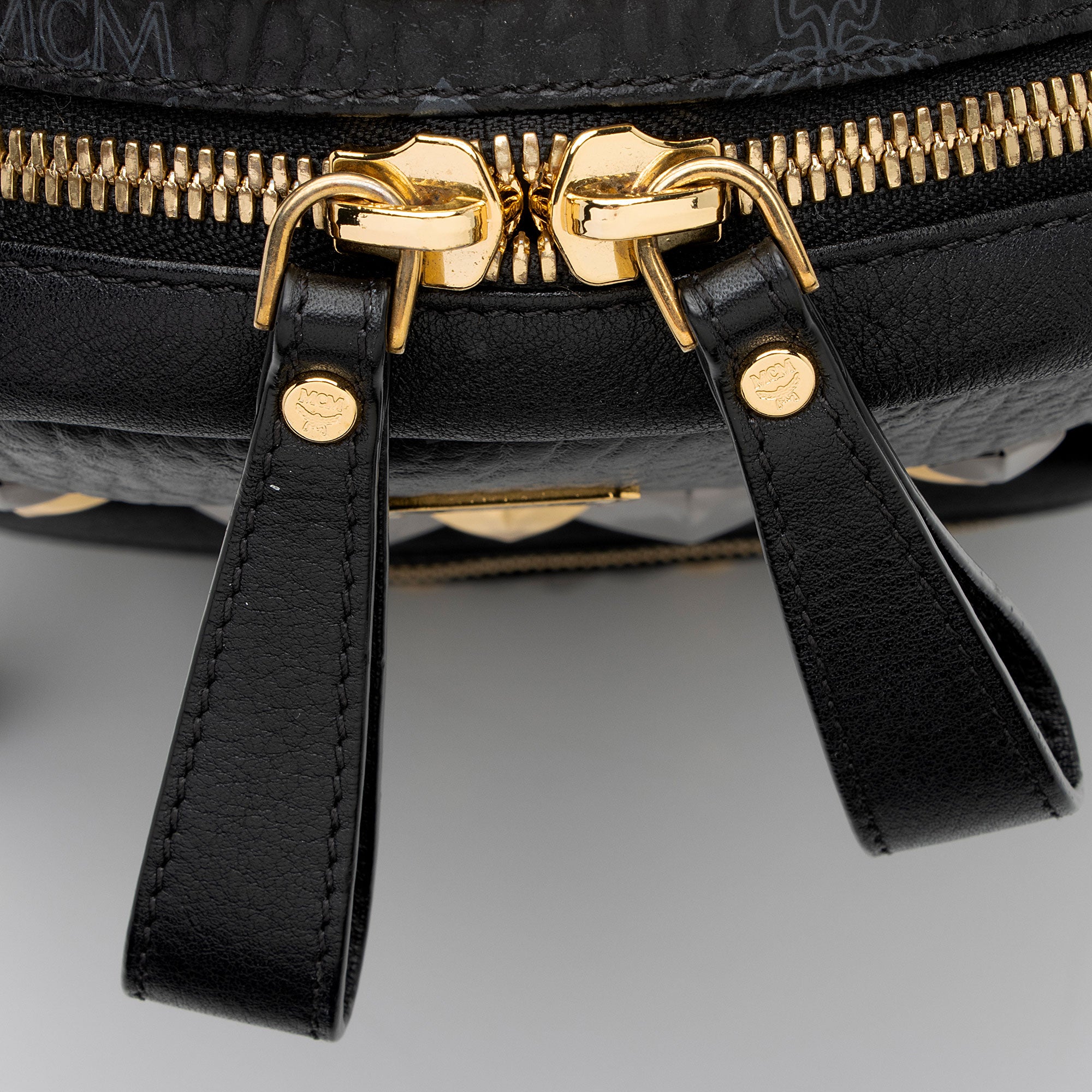 MCM Visetos Studded Backpack