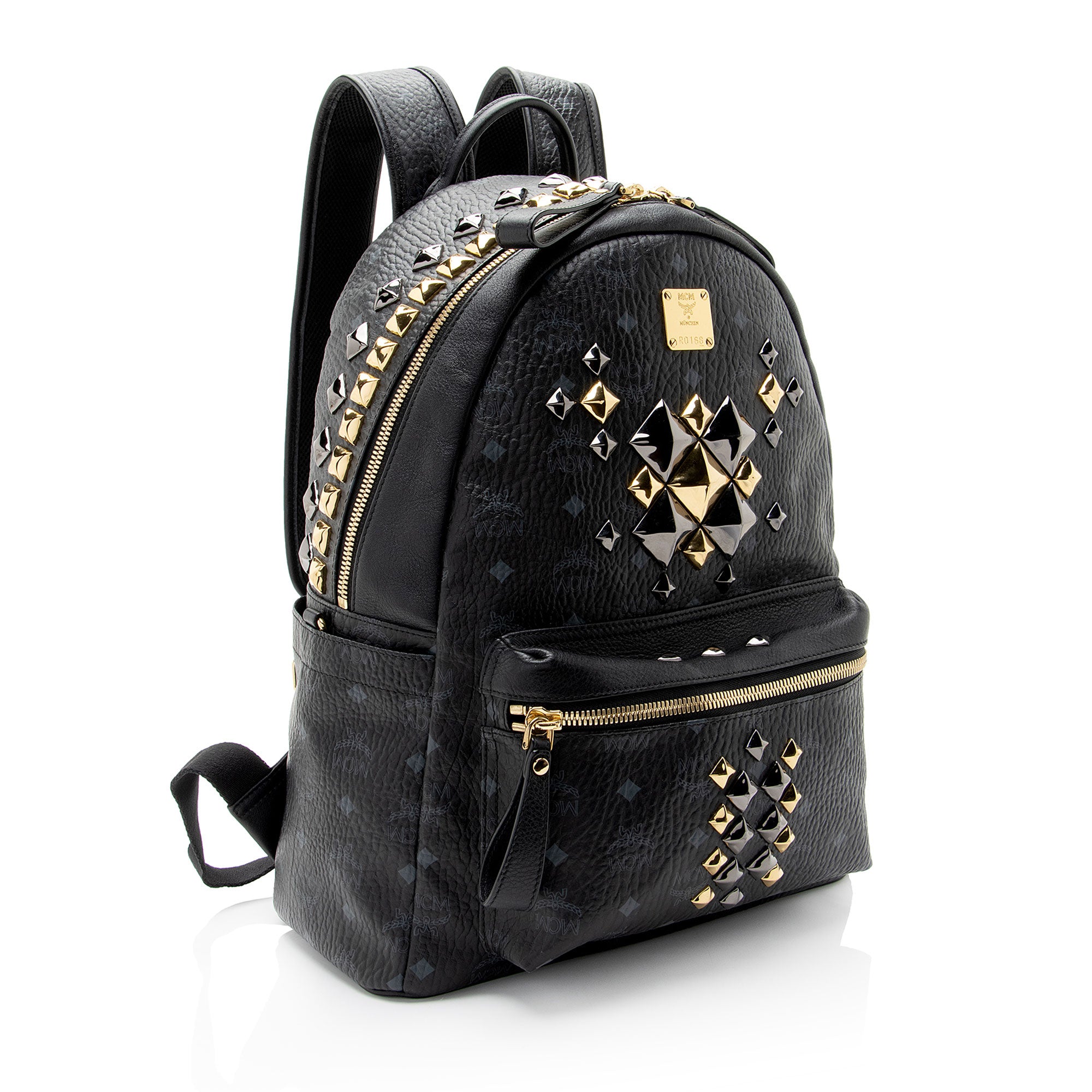 MCM Visetos Studded Backpack
