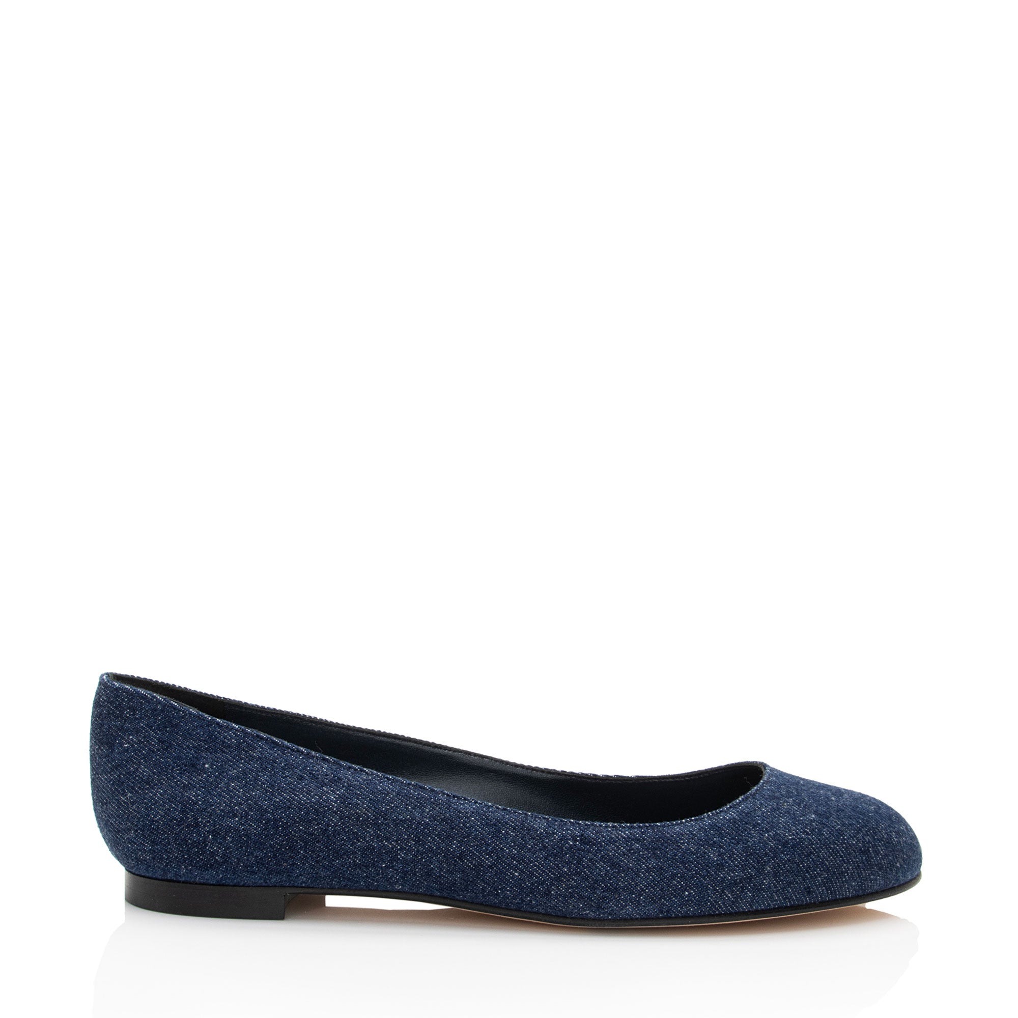 Manolo Blahnik Denim Flats - Size 10 / 40 (SHF-h1Bvkc)