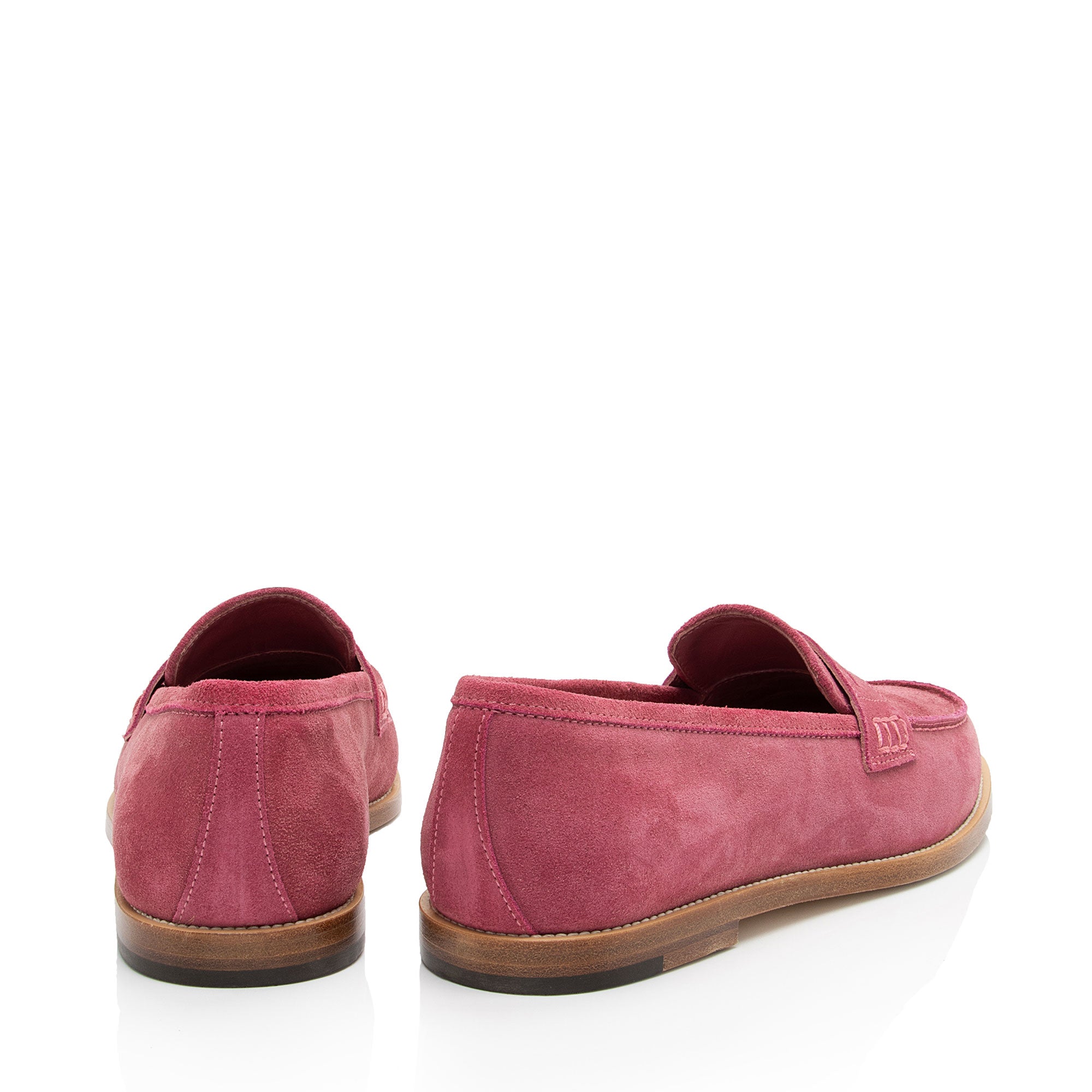 Manolo Blahnik Suede Penny Loafers - Size 8 / 38 (SHF-g76vsL)