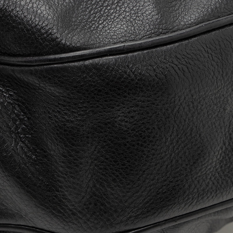 Marc Jacobs vintage leather black buckle shoulder bag
