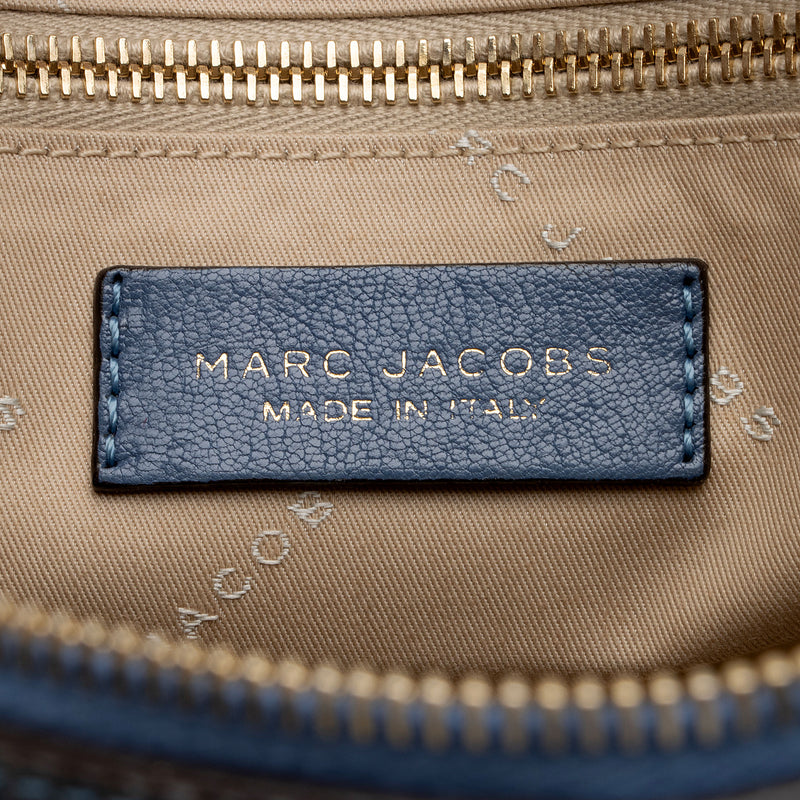 Marc Jacobs Leather Fulton Large Satchel (SHF-KUT7lS)