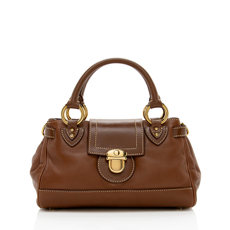 Marc Jacobs Leather Guinevere Satchel (SHF-14819)