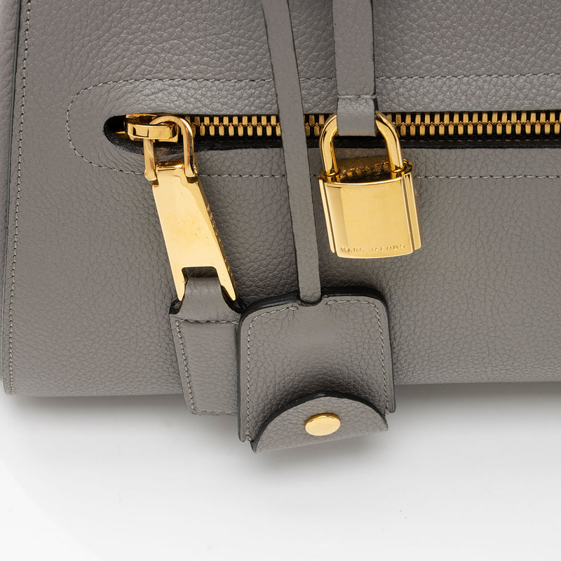 Marc Jacobs Leather Incognito Small Satchel (SHF-YSvIGz)