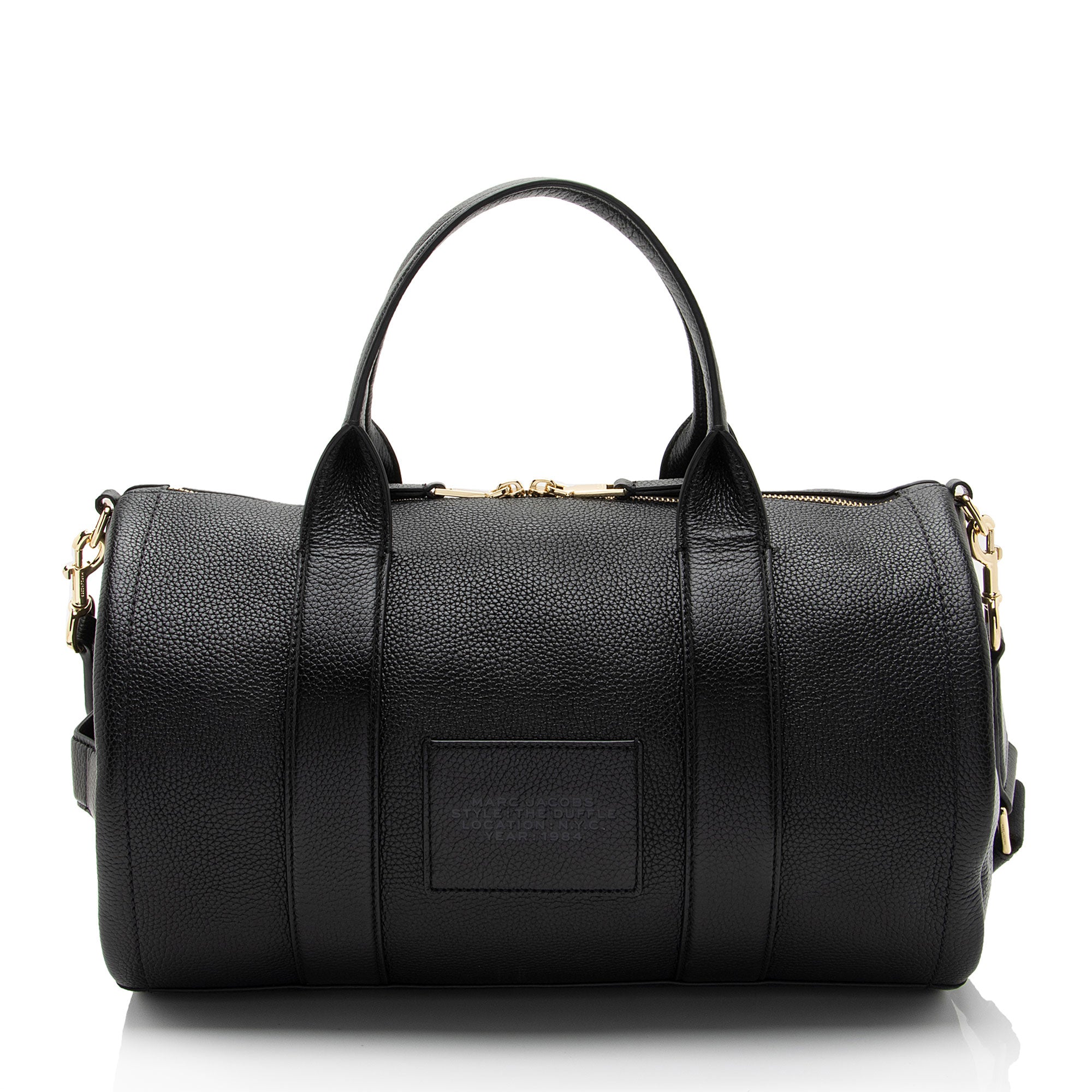 Marc Jacobs Leather Large The Duffle Bag (SHF-bAJmLL)