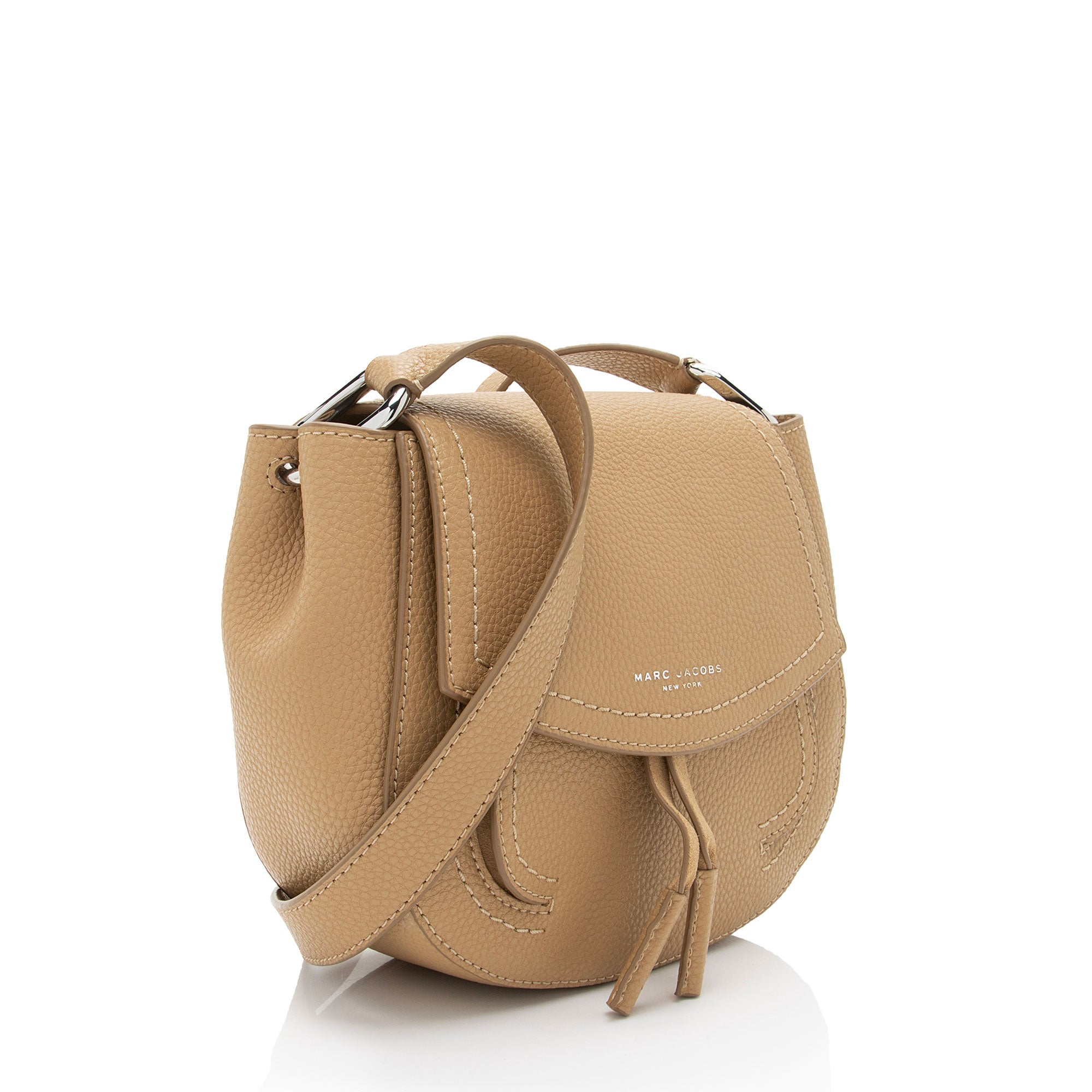 Marc Jacobs Leather Maverick Tassel Saddle Shoulder Bag SHF xXOWja