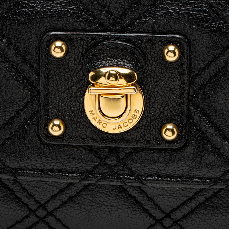 Marc Jacobs Leather Single Small Shoulder Bag (SHF-PXVAvf)