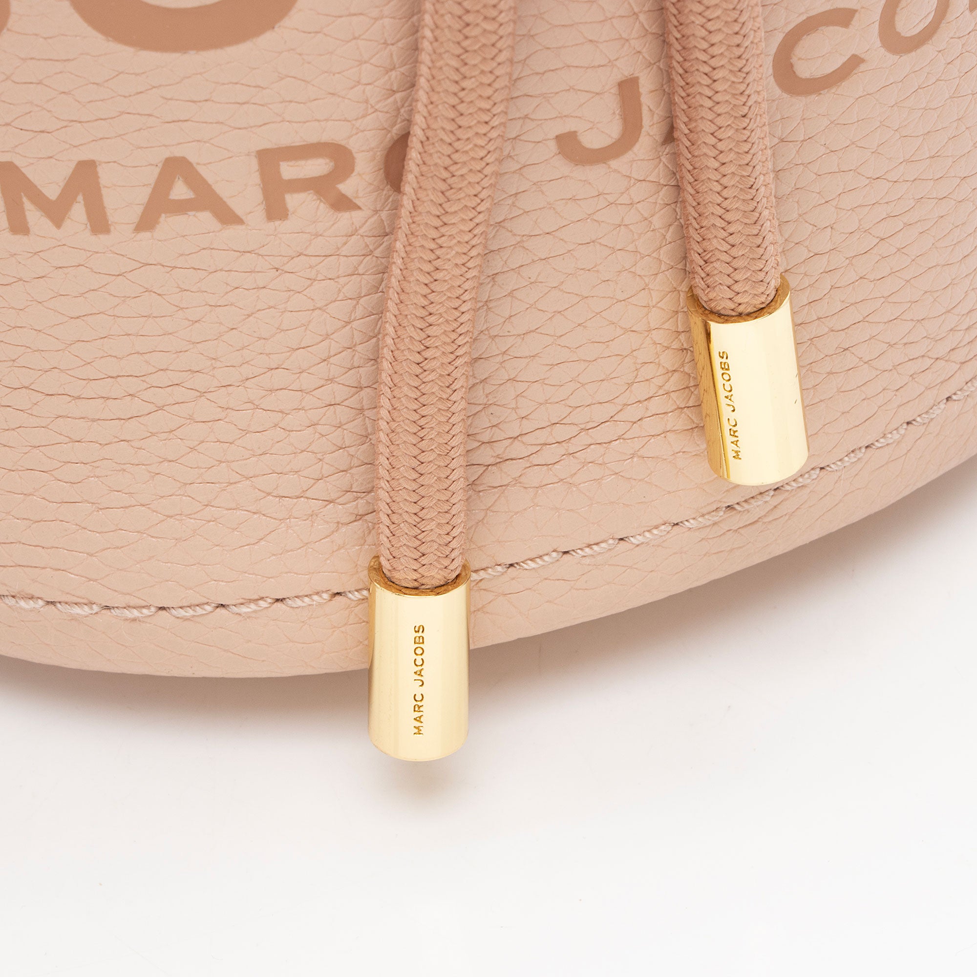 Marc Jacobs Leather The Bucket Drawstring Medium Shoulder Bag
