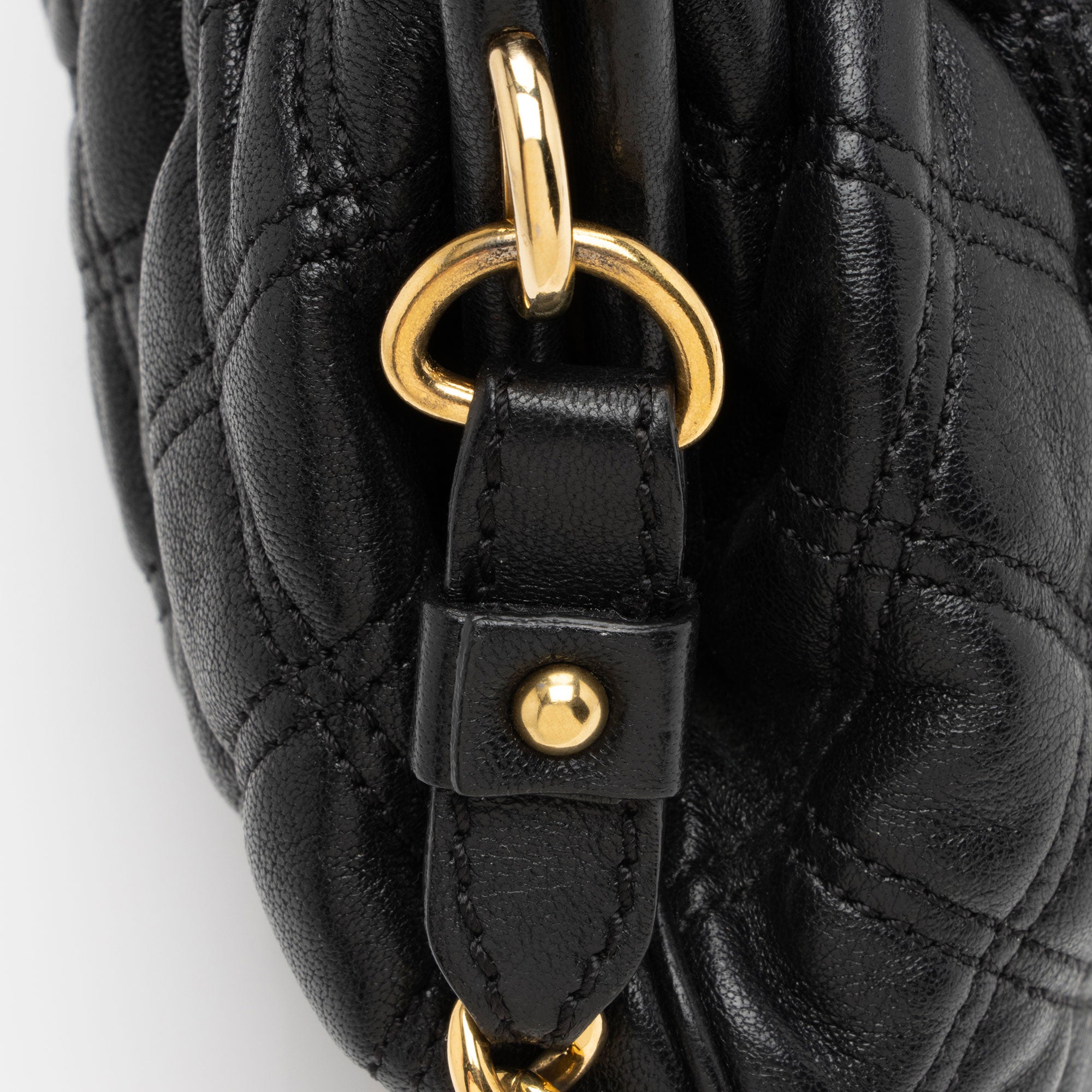 Marc Jacobs Quilted Lambskin Little Stam Satchel (SHF-8gFoL5)