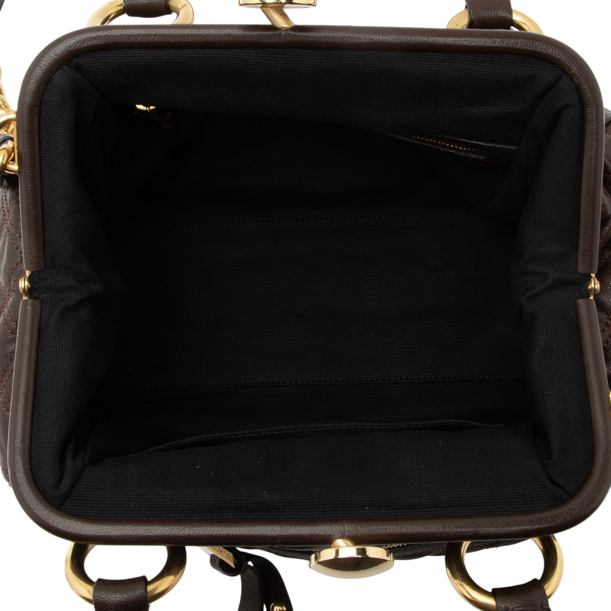 Marc Jacobs Quilted Lambskin Stam Satchel