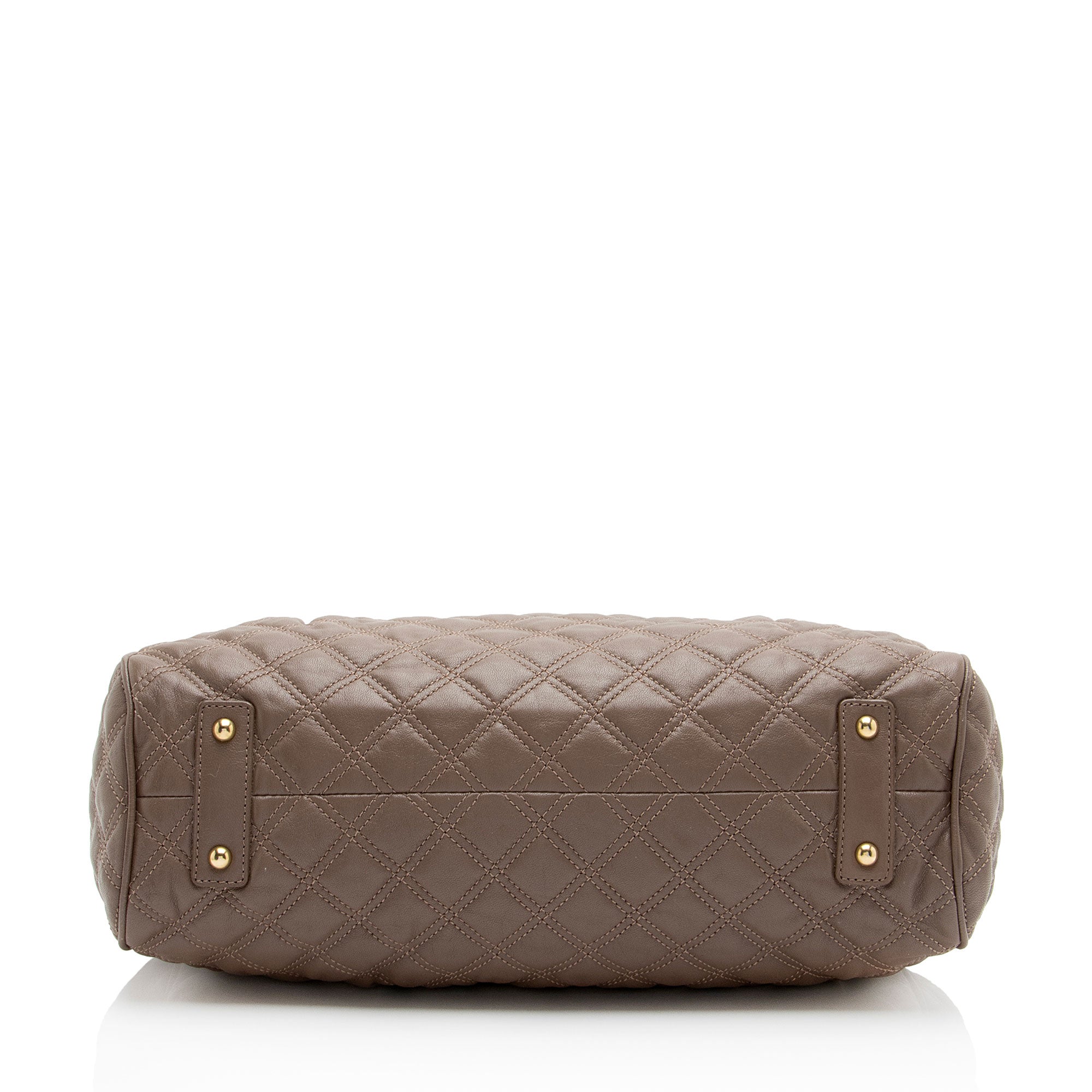 Marc Jacobs Quilted Lambskin Stam Satchel