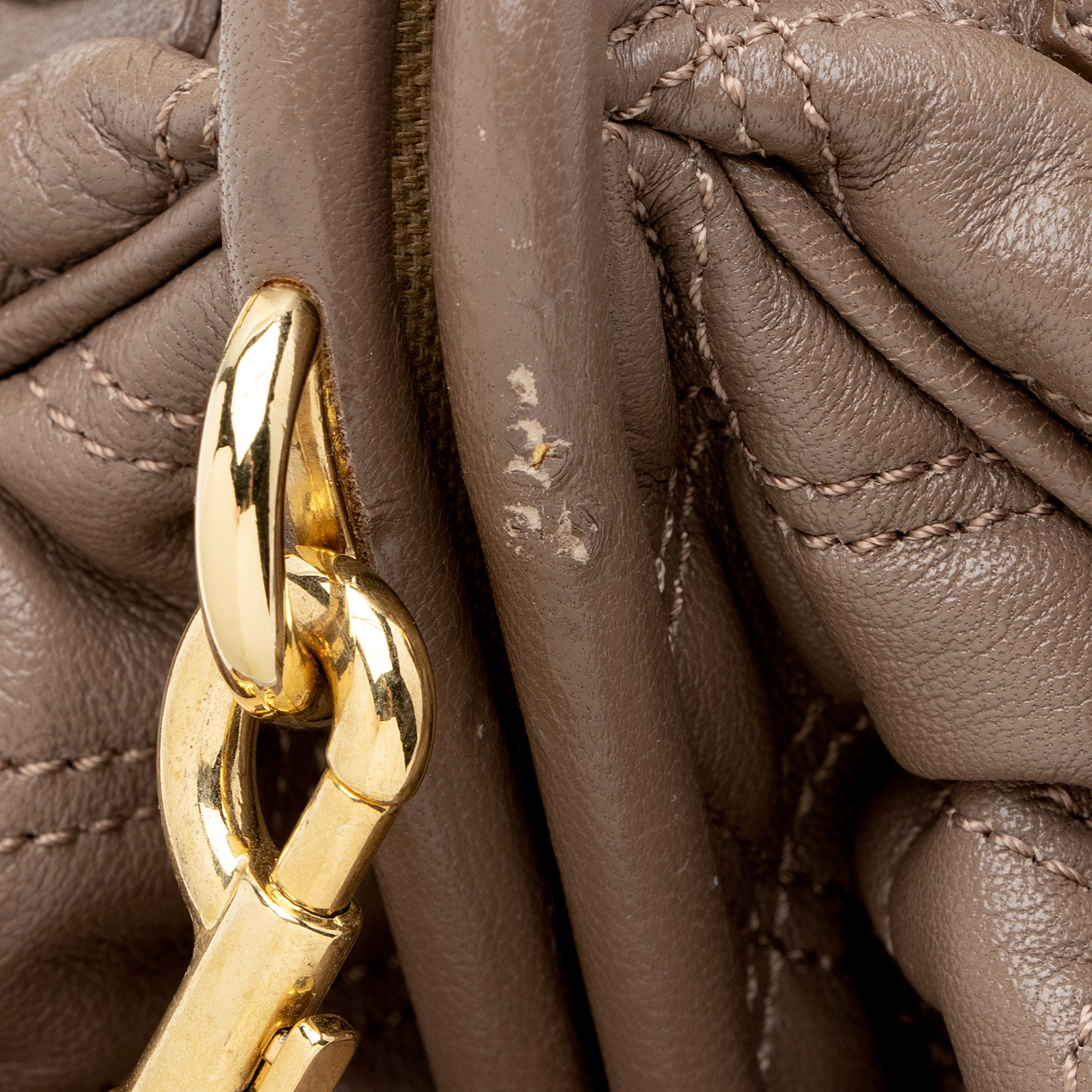 Marc Jacobs Quilted Lambskin Stam Satchel