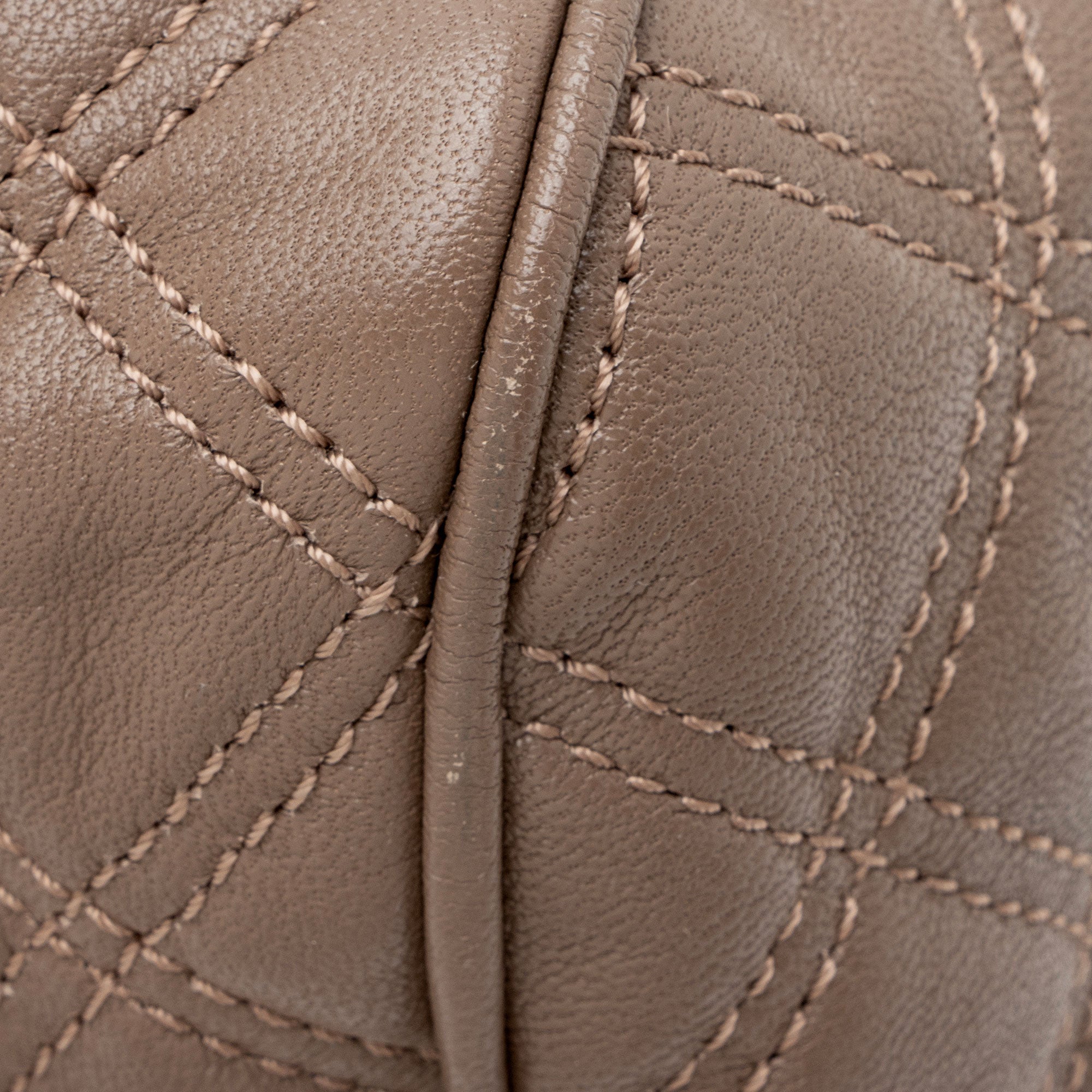 Marc Jacobs Quilted Lambskin Stam Satchel