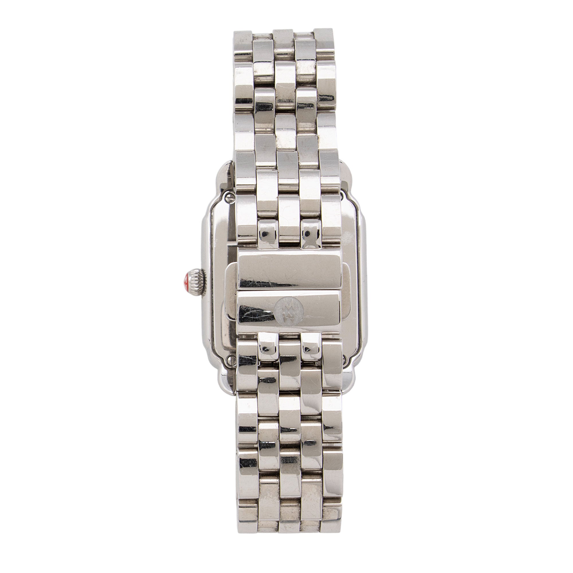 Michele Stainless Steel Diamond Fan Deco II Watch (SHF-ZSlLc5)