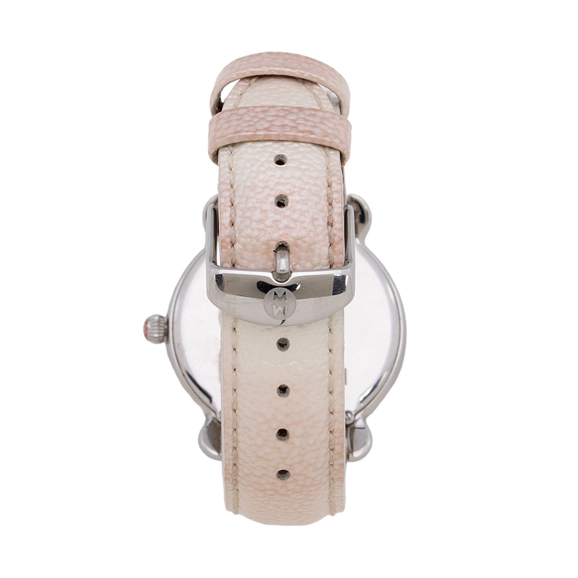 Michele Stainless Steel Diamond Gracile Watch (SHF-LLcG4R)