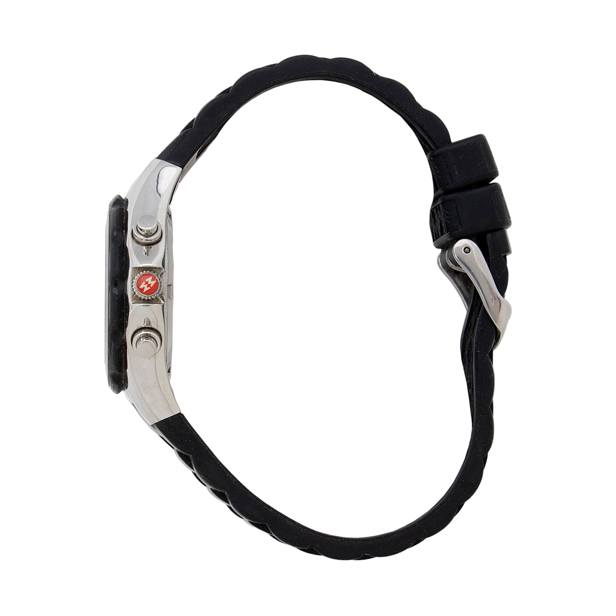 Michele Stainless Steel Tahitian Jelly Bean Chronograph Watch (SHF-9p5lq7)